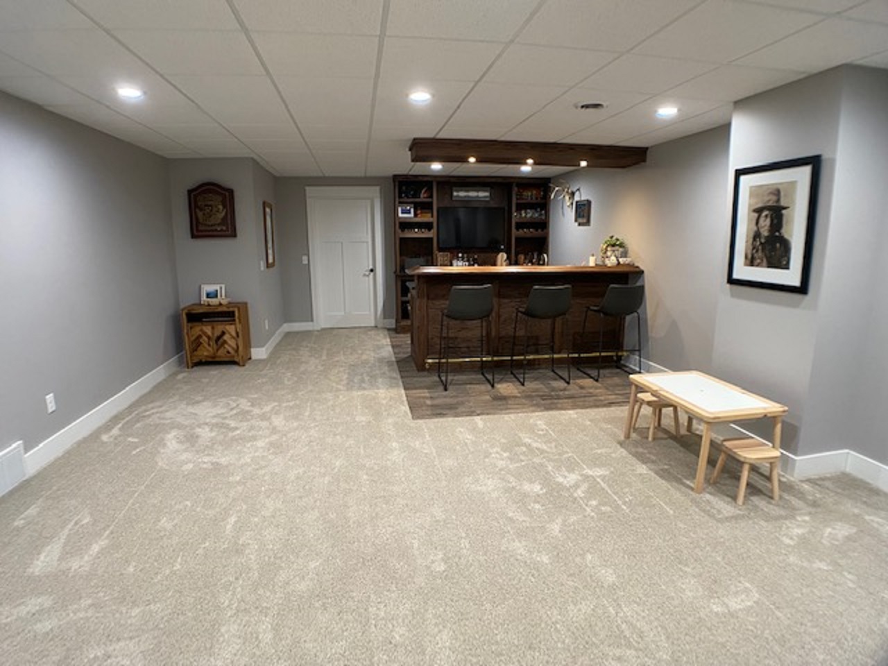 See inside modern split ranch-style home surrounded by woods, Pine ...