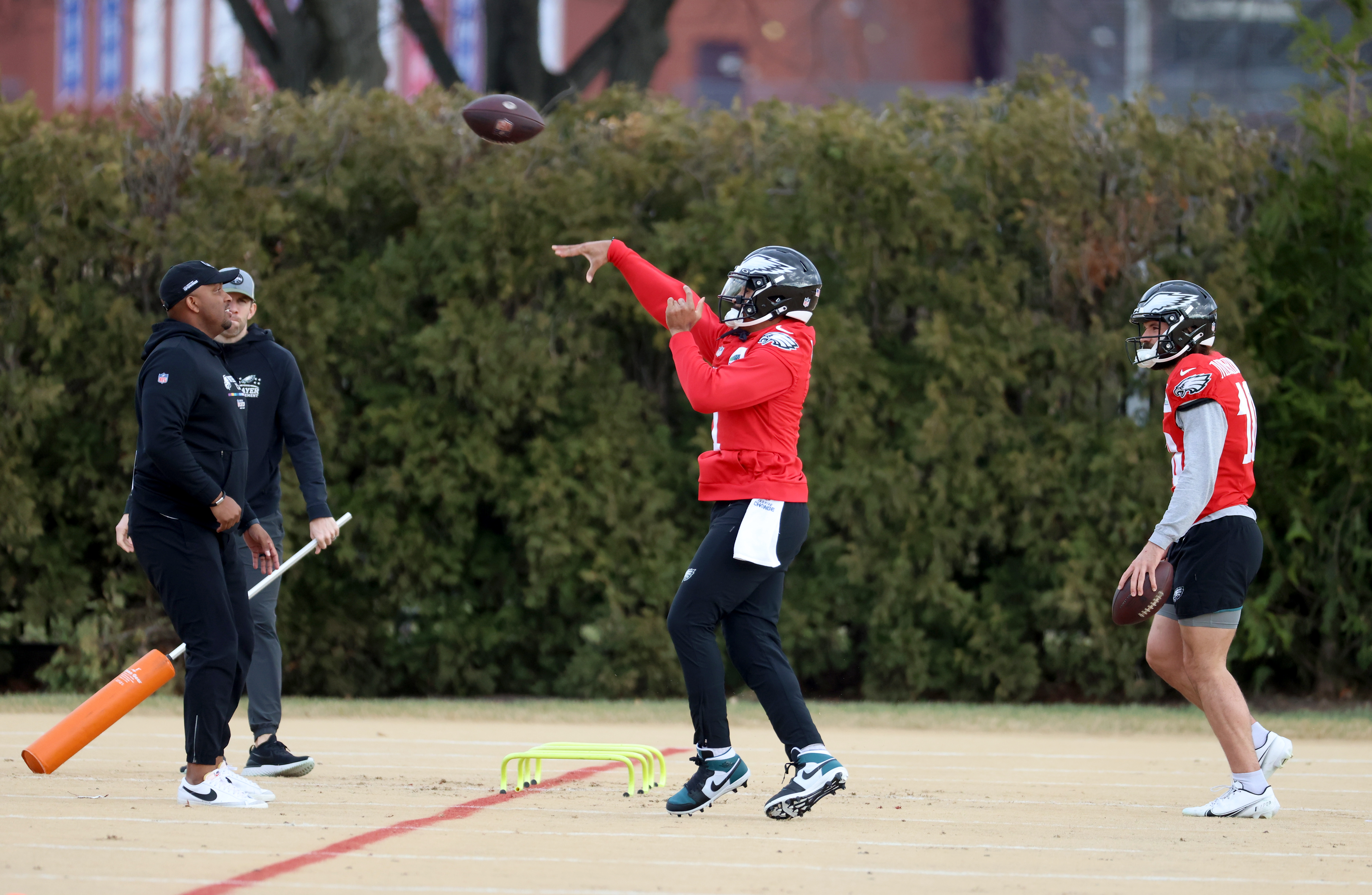 Eagles hold practice at the NovaCare Complex in Philadelphia, Jan