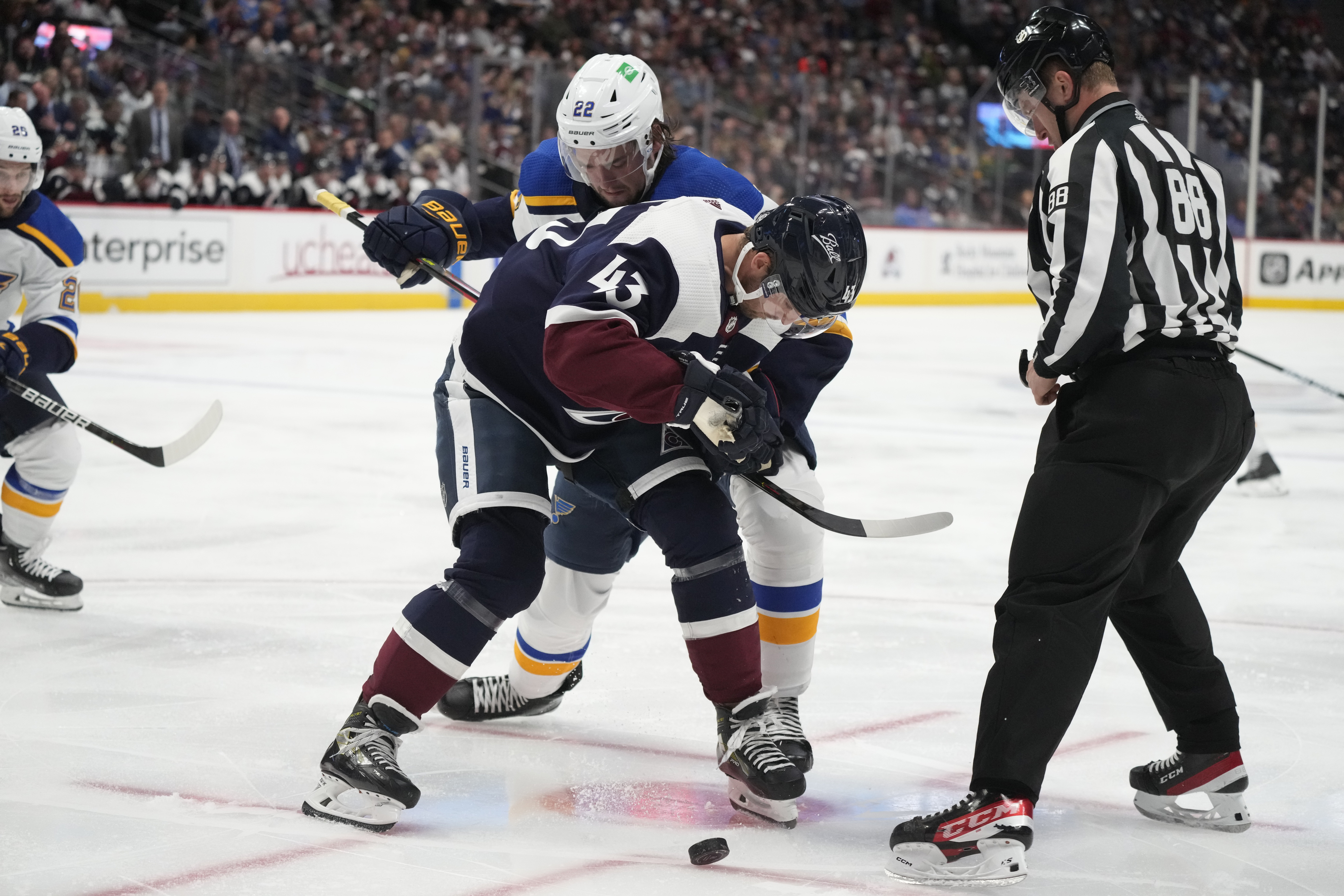 PHOTOS: Colorado Avalanche host the St. Louis Blues at Ball Arena