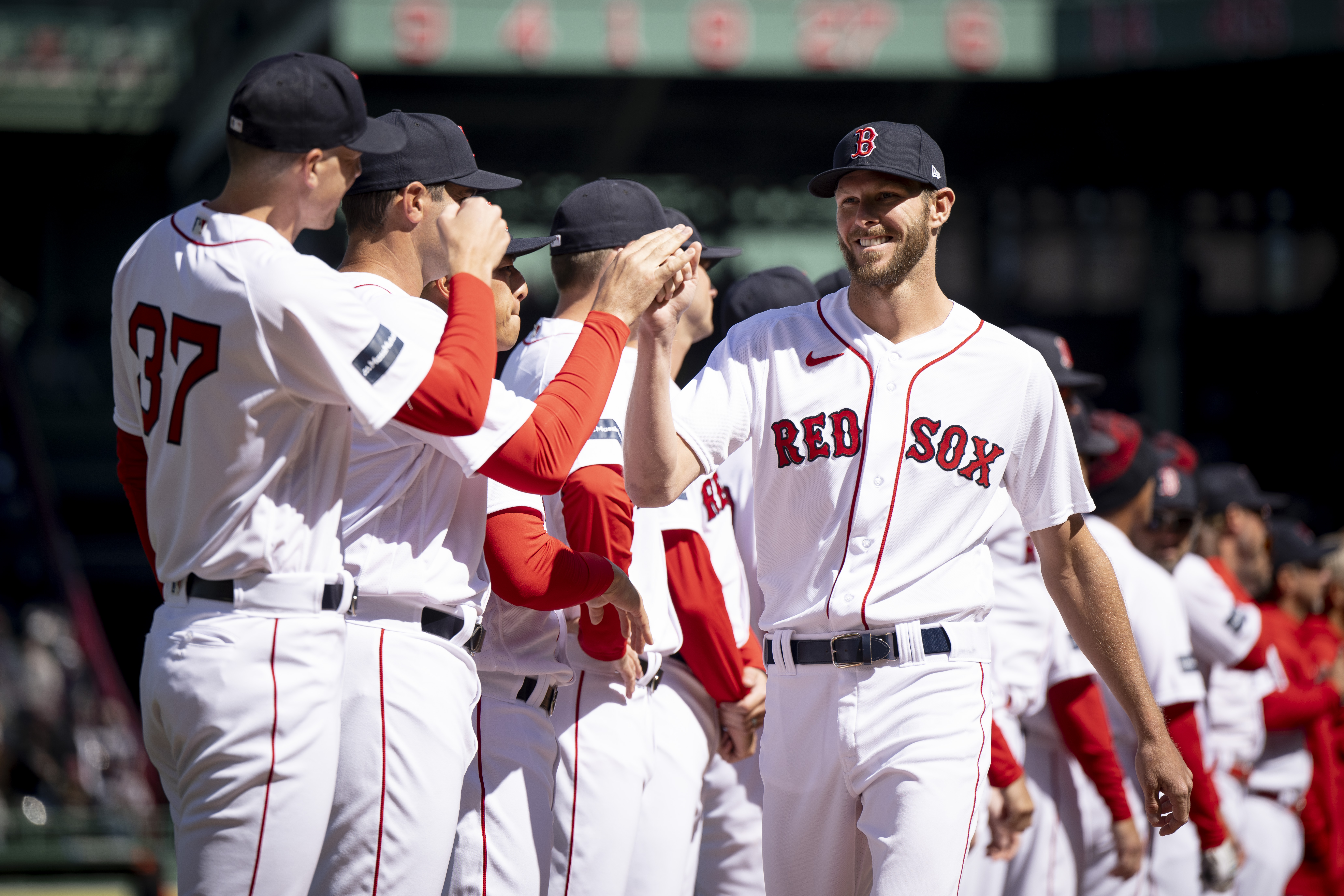 Red Sox lefty Sale dealing with setback after rib fracture