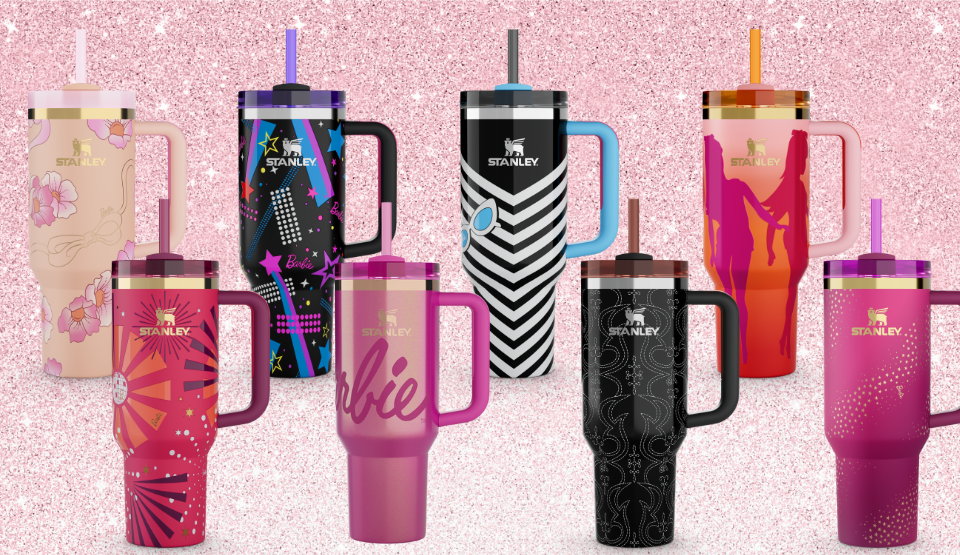 Stanley has all 8 limited-edition Barbie tumblers for sale in a