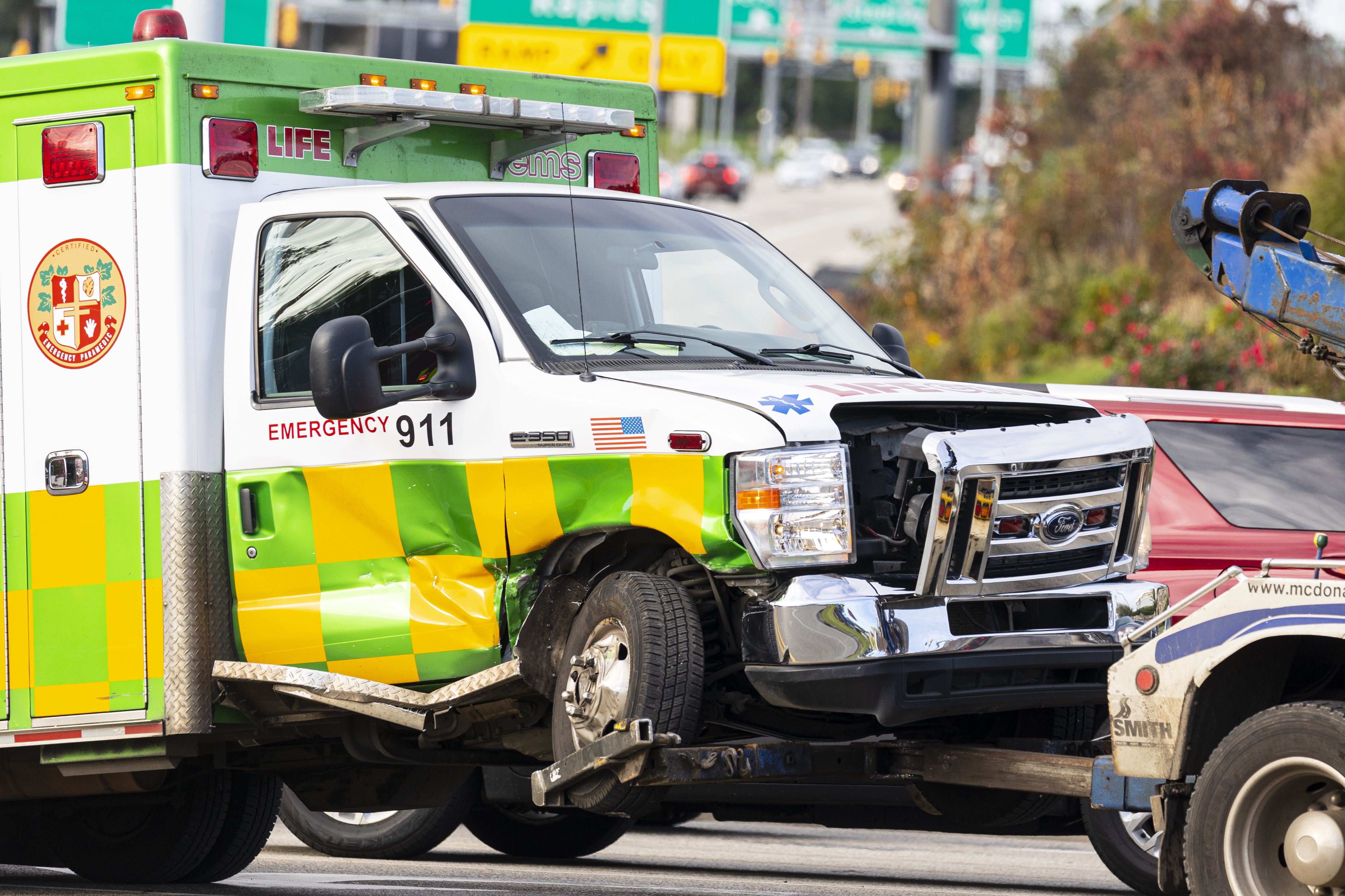 3-vehicle crash blocks traffic on Stadium Drive in Kalamazoo 