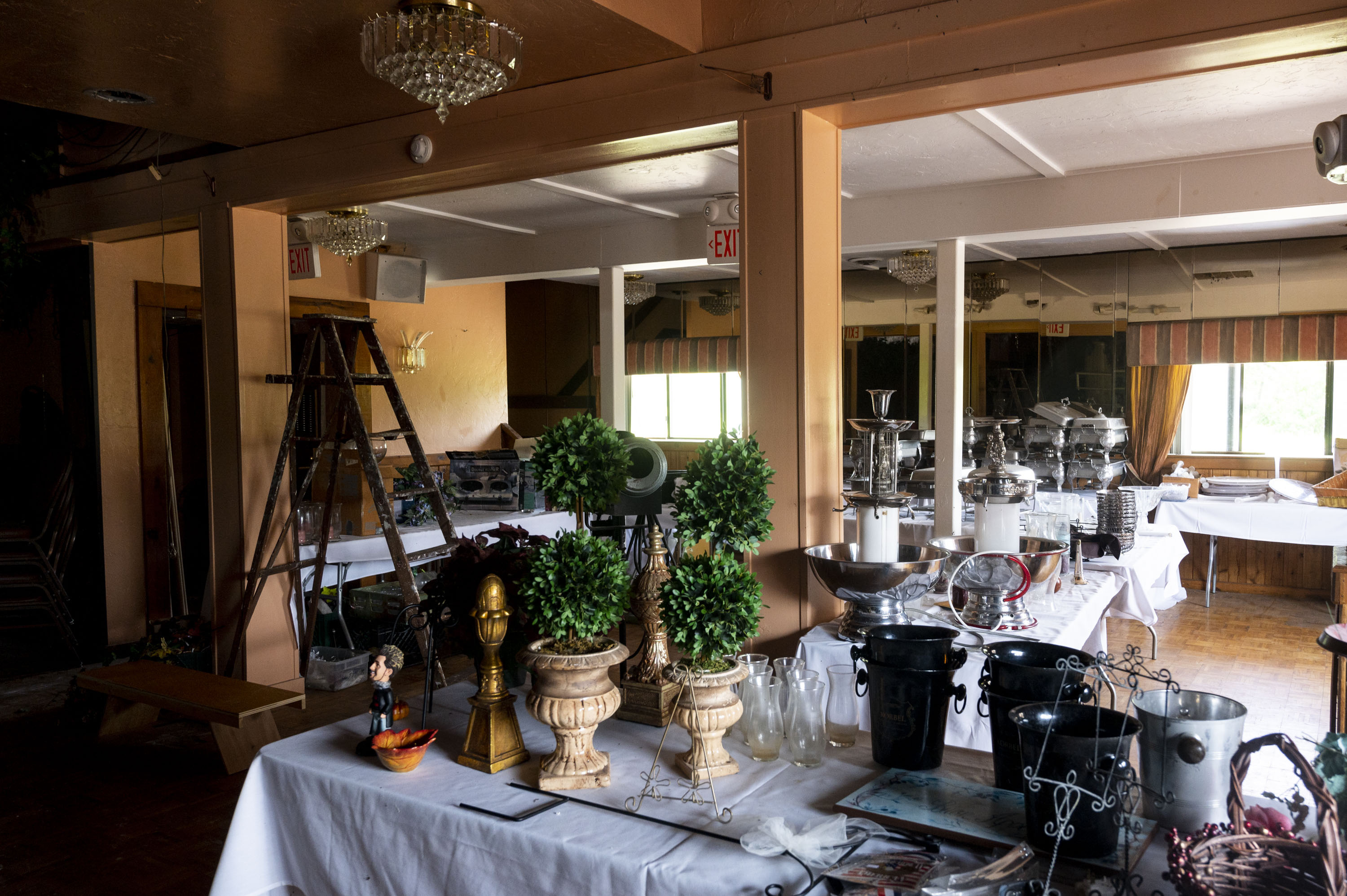 Everything for sale at Barnstormer Banquet Center before demolition