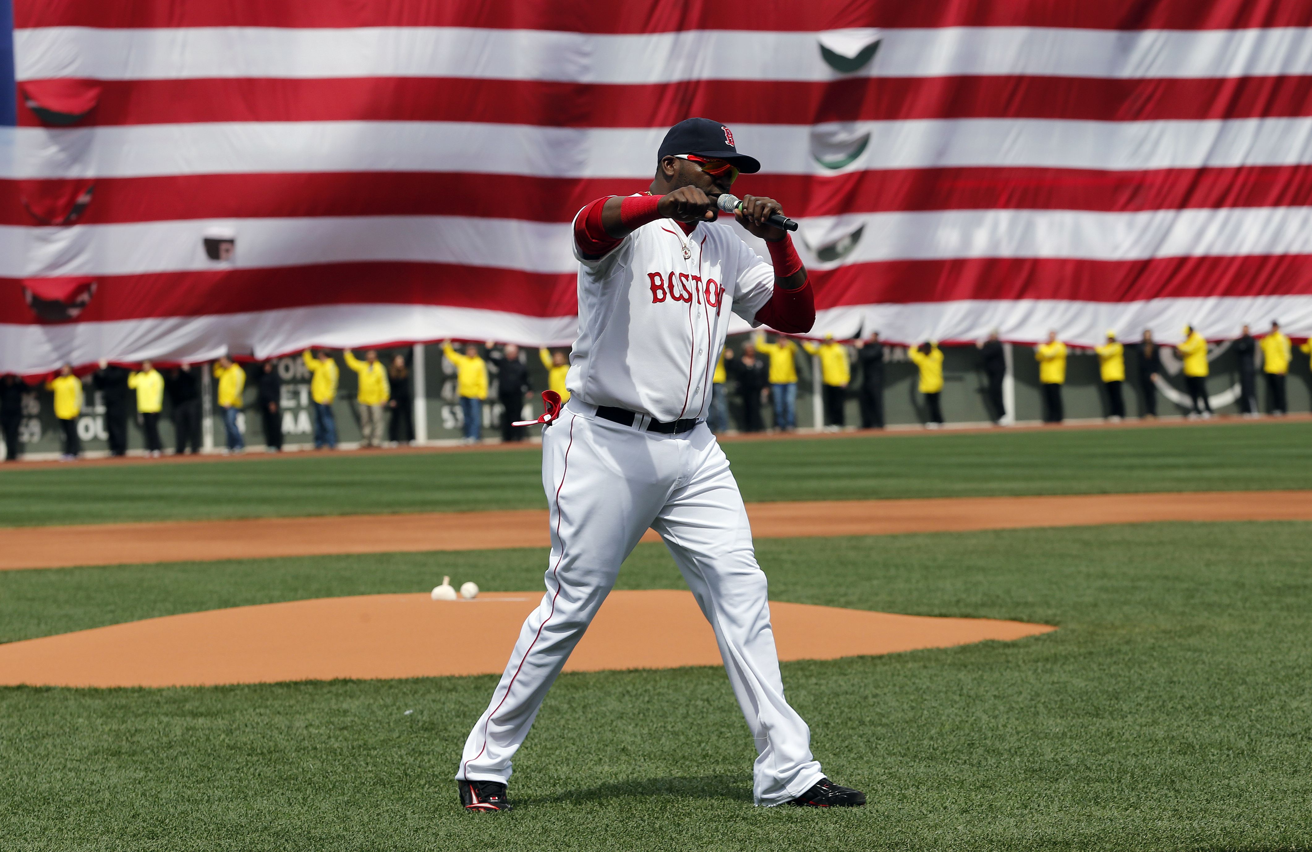 Boston Marathon 2023: David Ortiz, grand marshal, gets a hero's welcome at  finish line