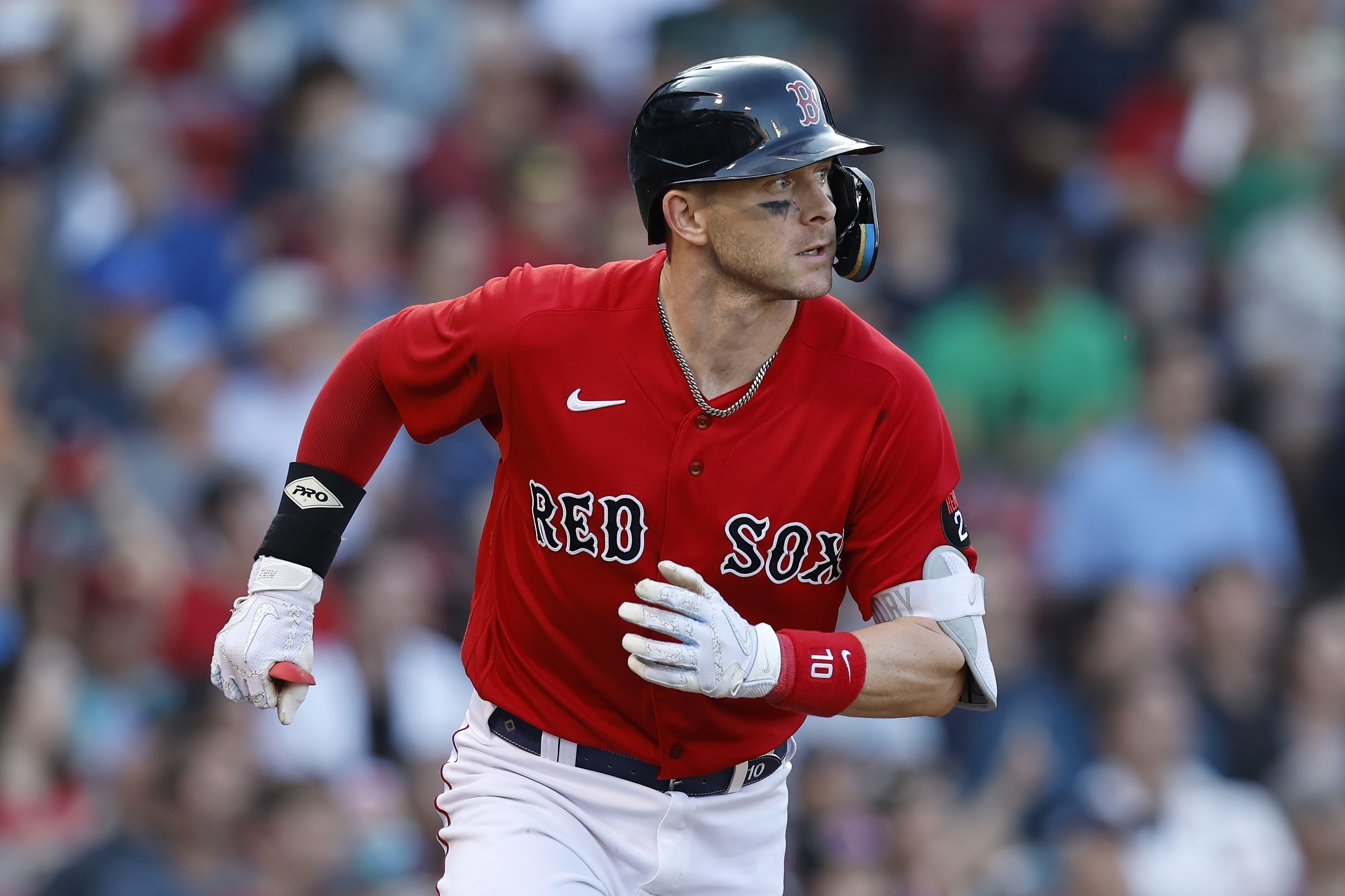 Trevor Story Boston Red Sox Unsigned Team Debut Photograph