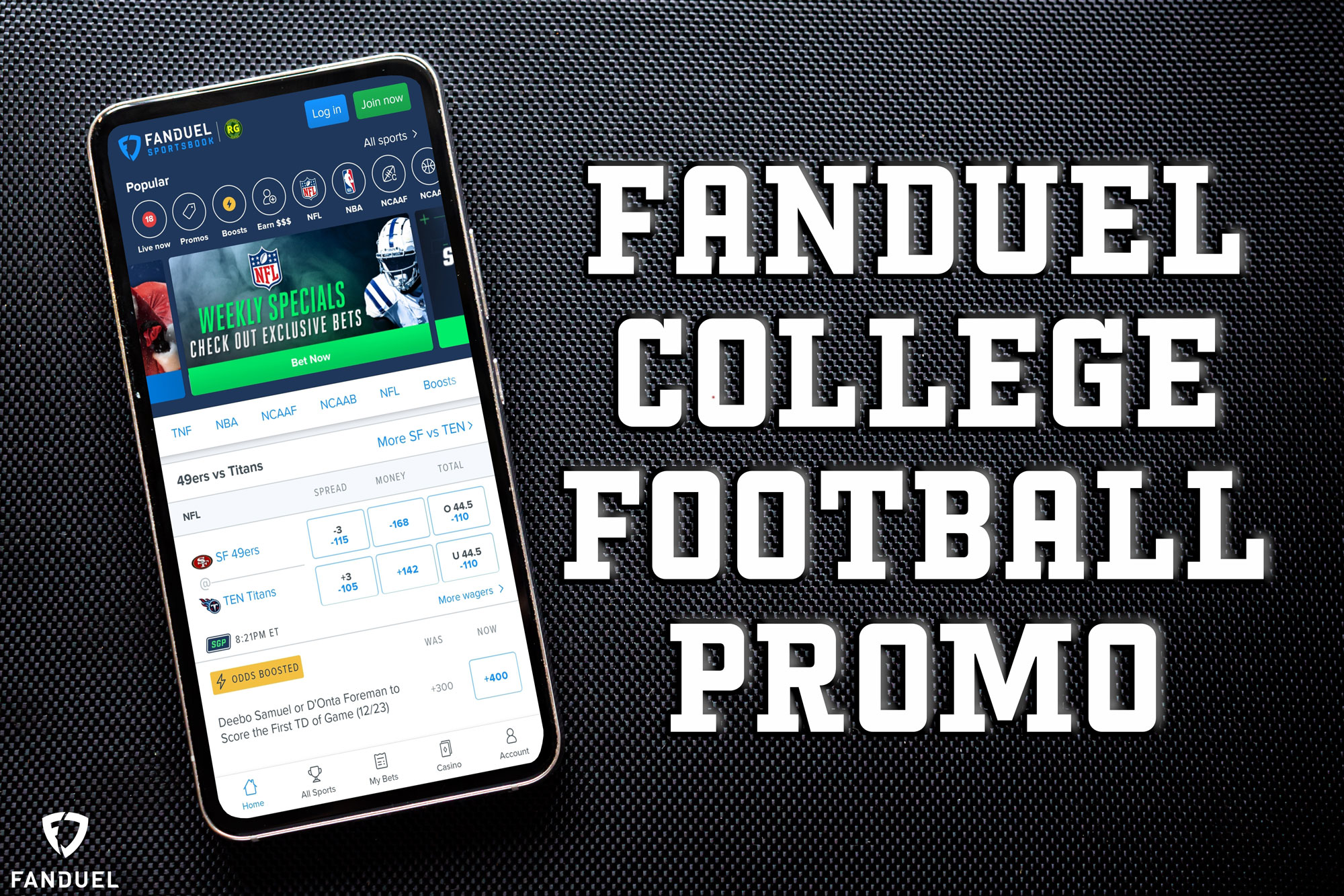 FanDuel Sportsbook Promotion for College Football Week 2: Bet $5, Win $200  - College Football News