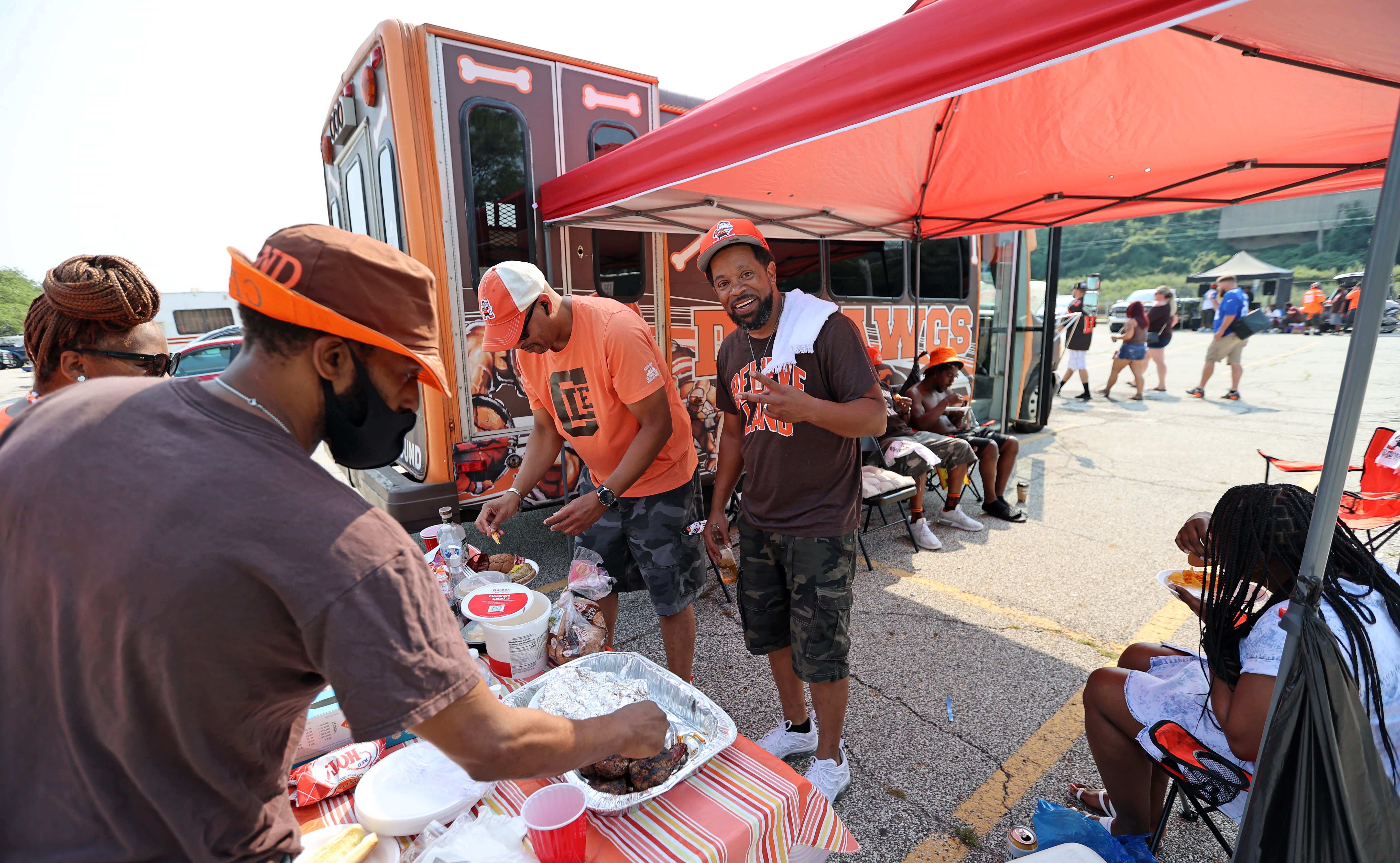 Cleveland Browns Camisa Muni Lot Tailgating Camiseta Cleveland -   México