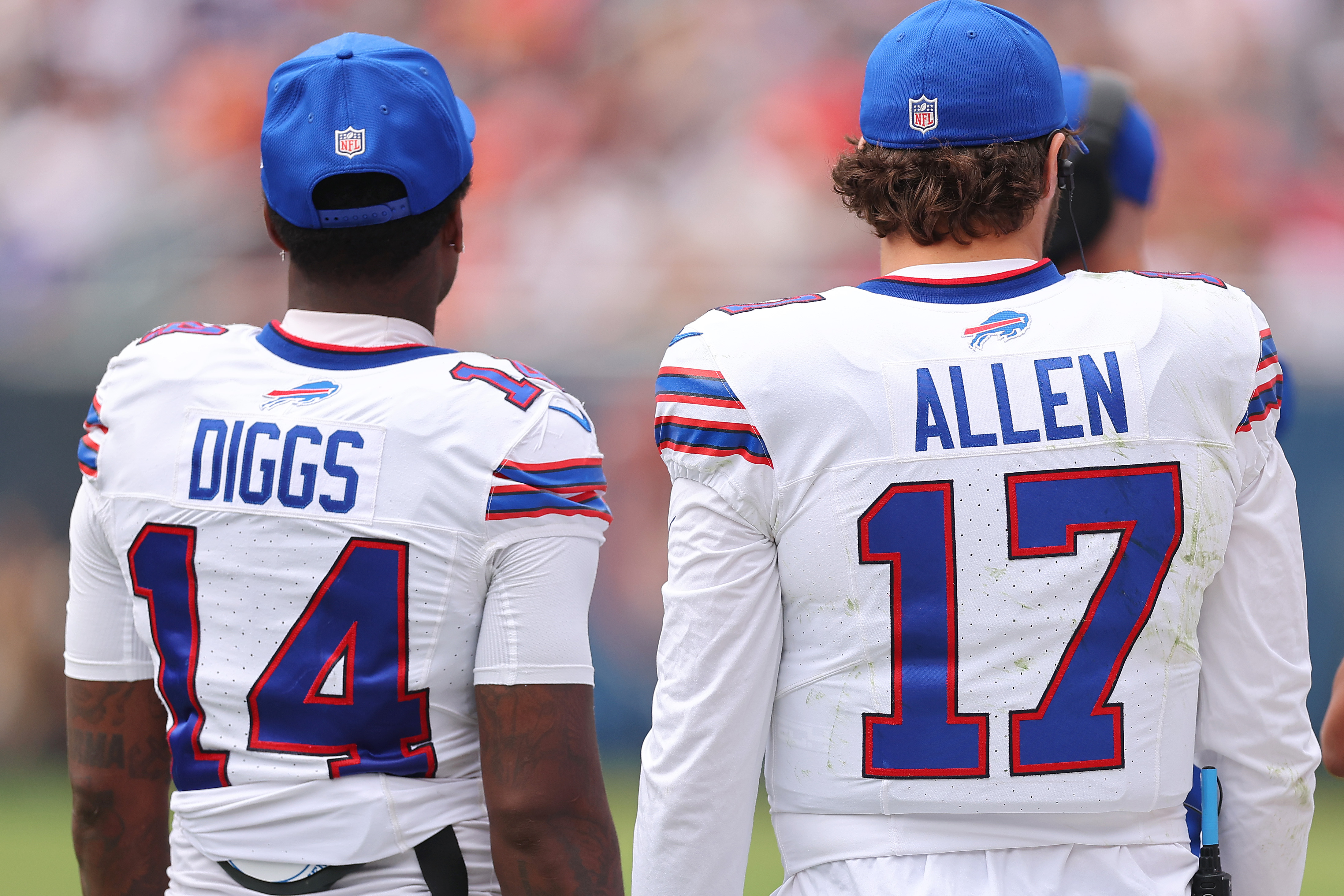 NFL_ Jersey Stefon Diggs #14 Josh Allen #17 Buffalo''Bills''MEN