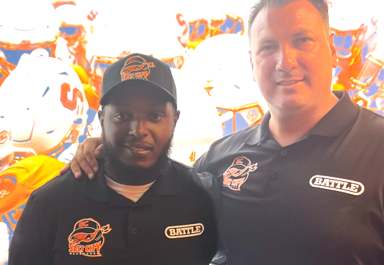 Youth Football Coach Shot