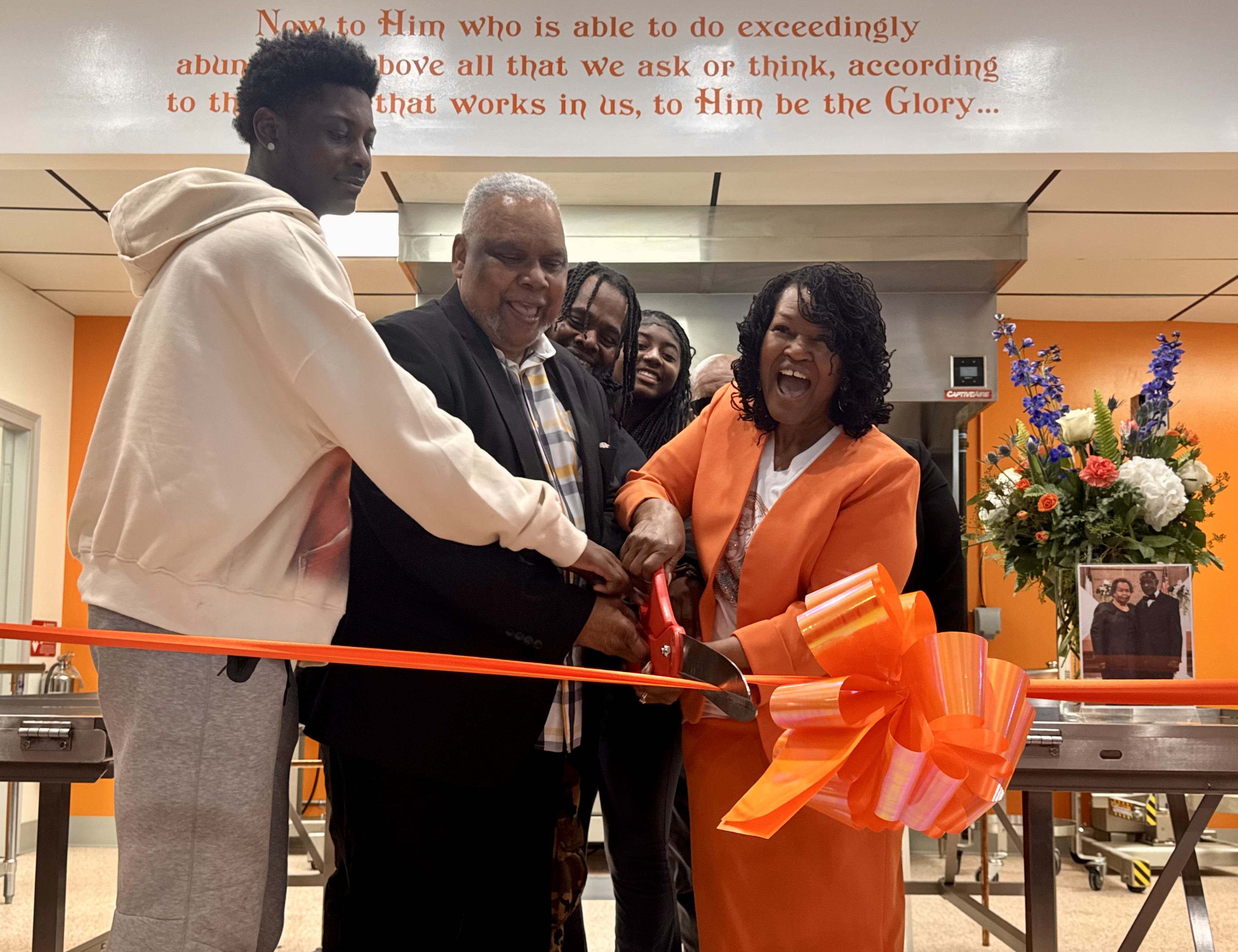 Doreen Gardner opens new commercial kitchen for Papa's Brittle