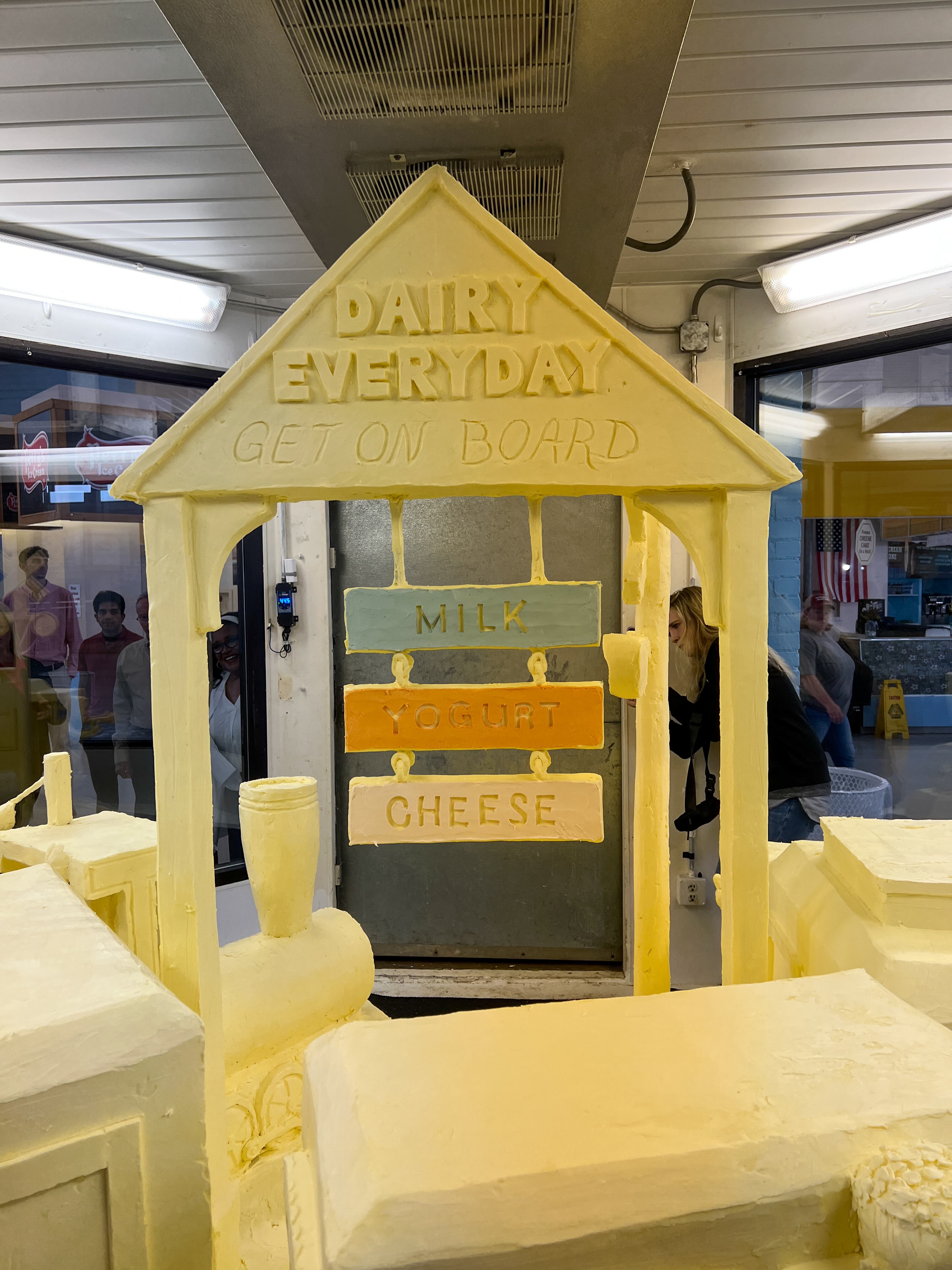 Artists begin churning out the 55th annual butter sculpture for