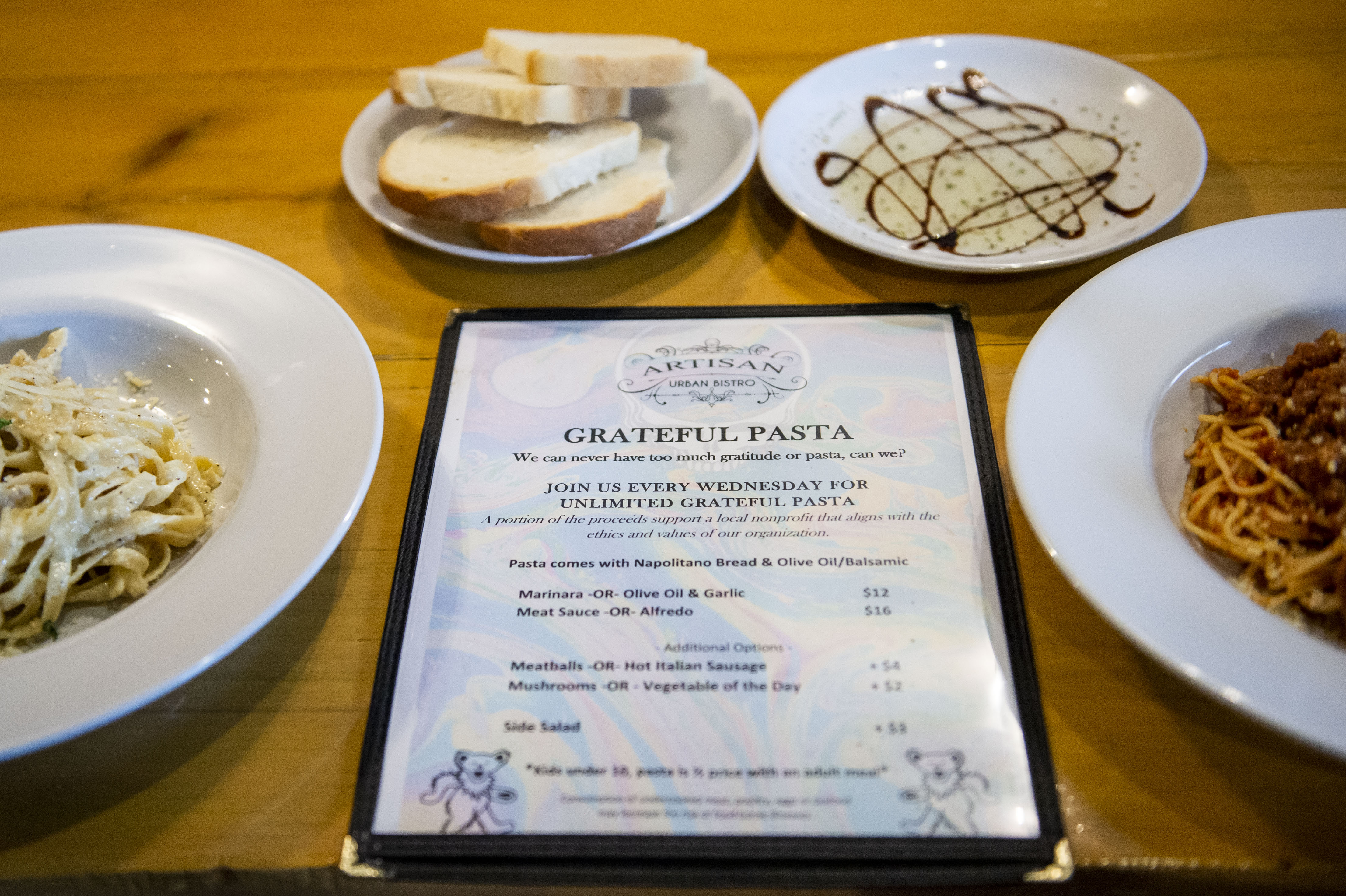 Artisan Urban Bistro's 'Grateful Pasta' gives back in Saginaw 