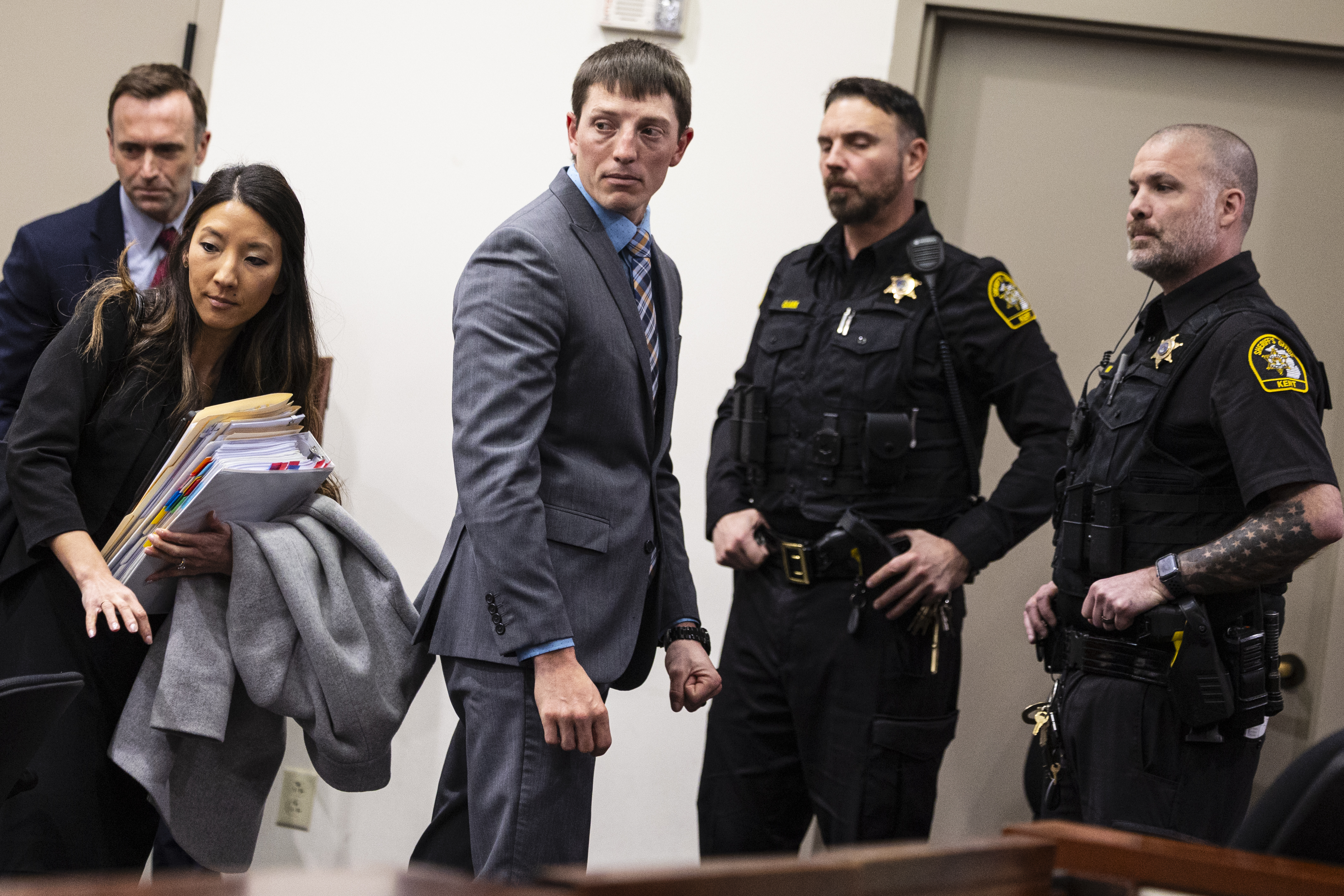 Christopher Schurr appears for motion hearing before murder trial ...