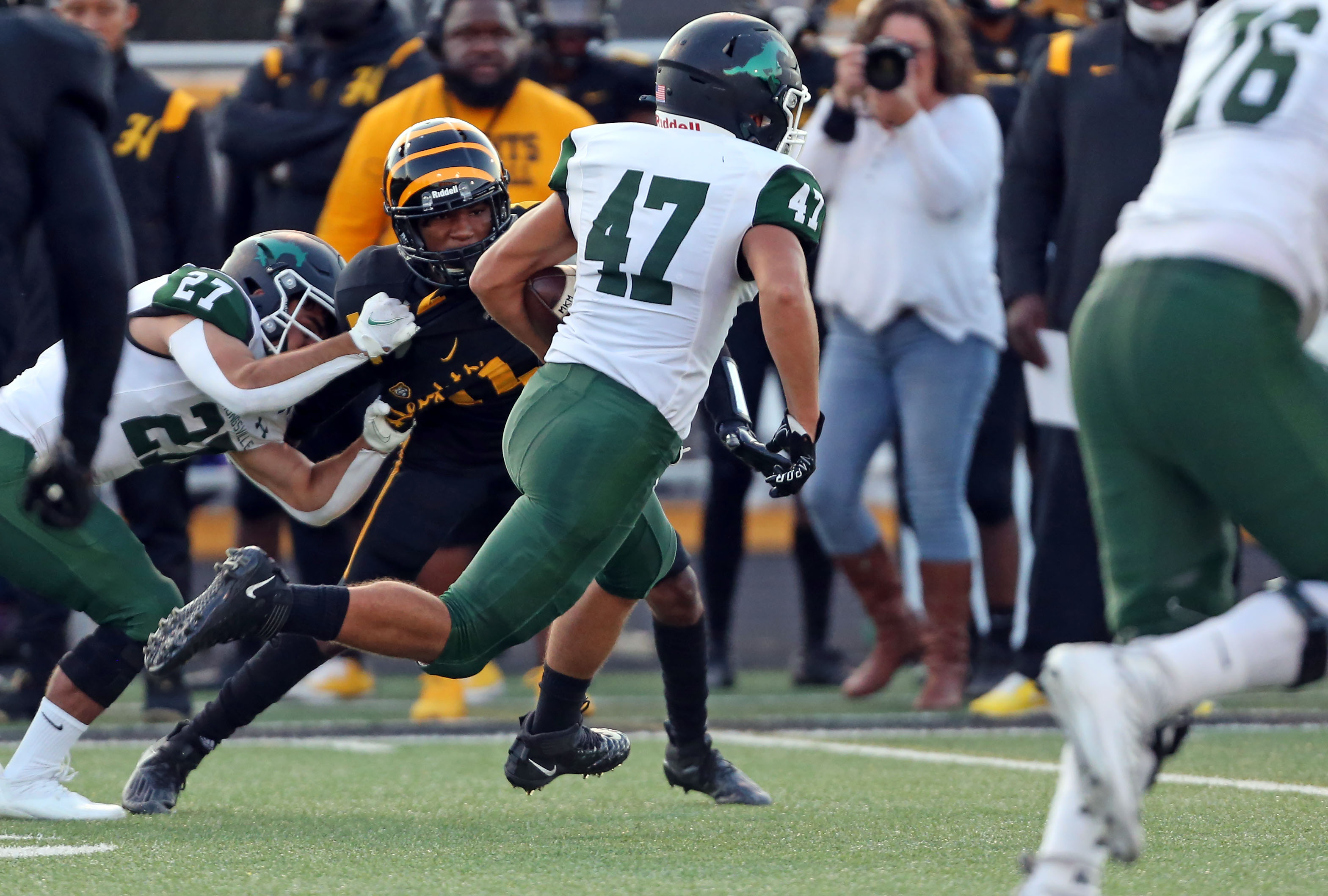 High school football Strongsville at Cleveland Heights, September 24