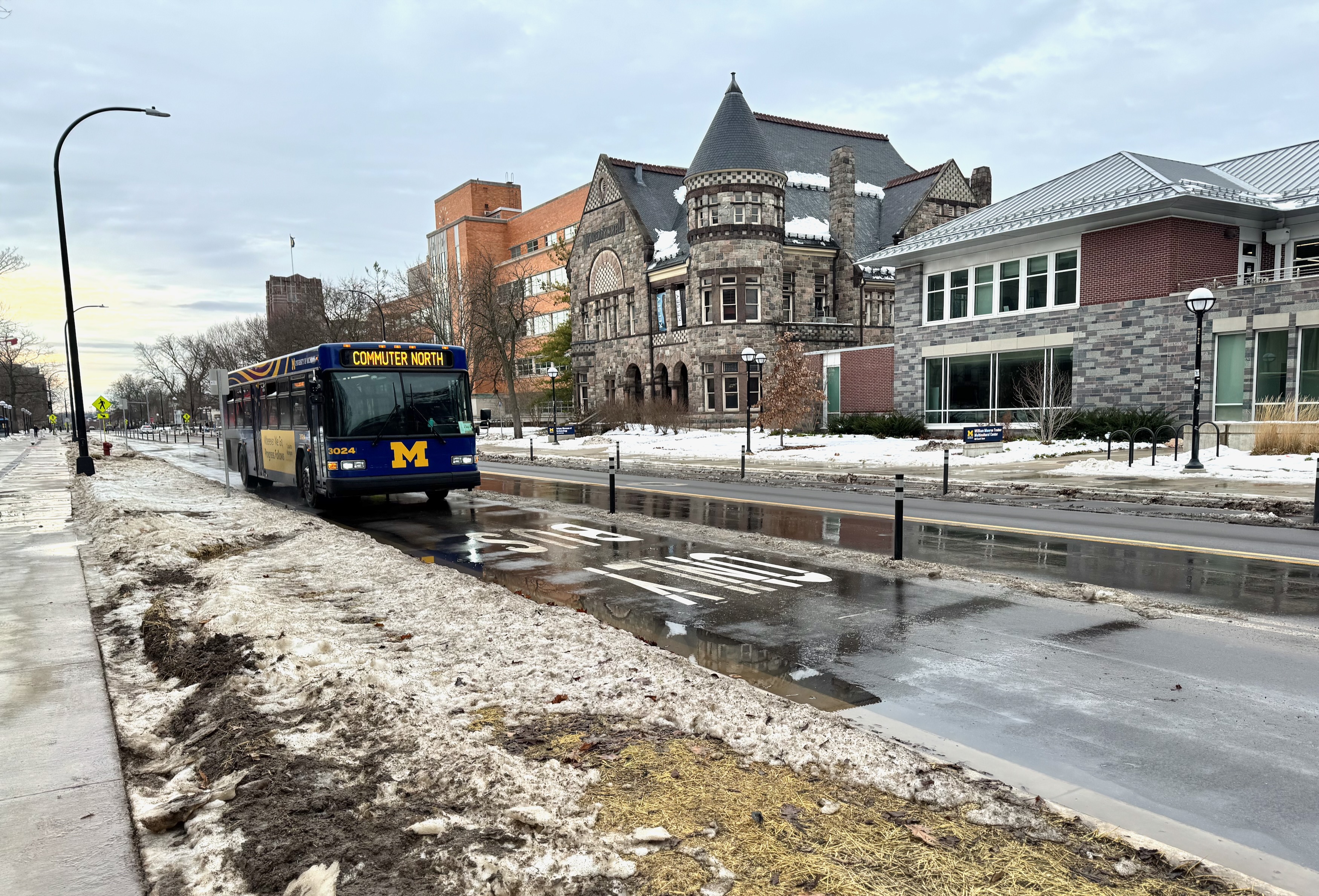 Michagan Bus Ann Arbor's first dedicated transit lane now open for buses - mlive.com