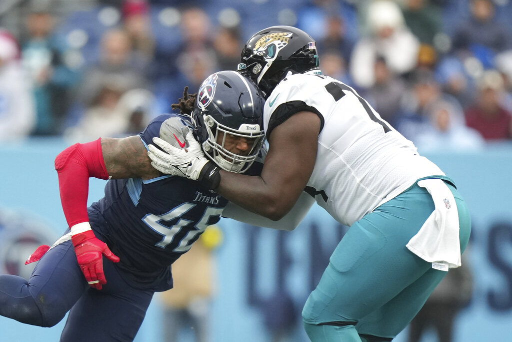 NFL suspending Jaguars offensive tackle Cam Robinson 4 games for