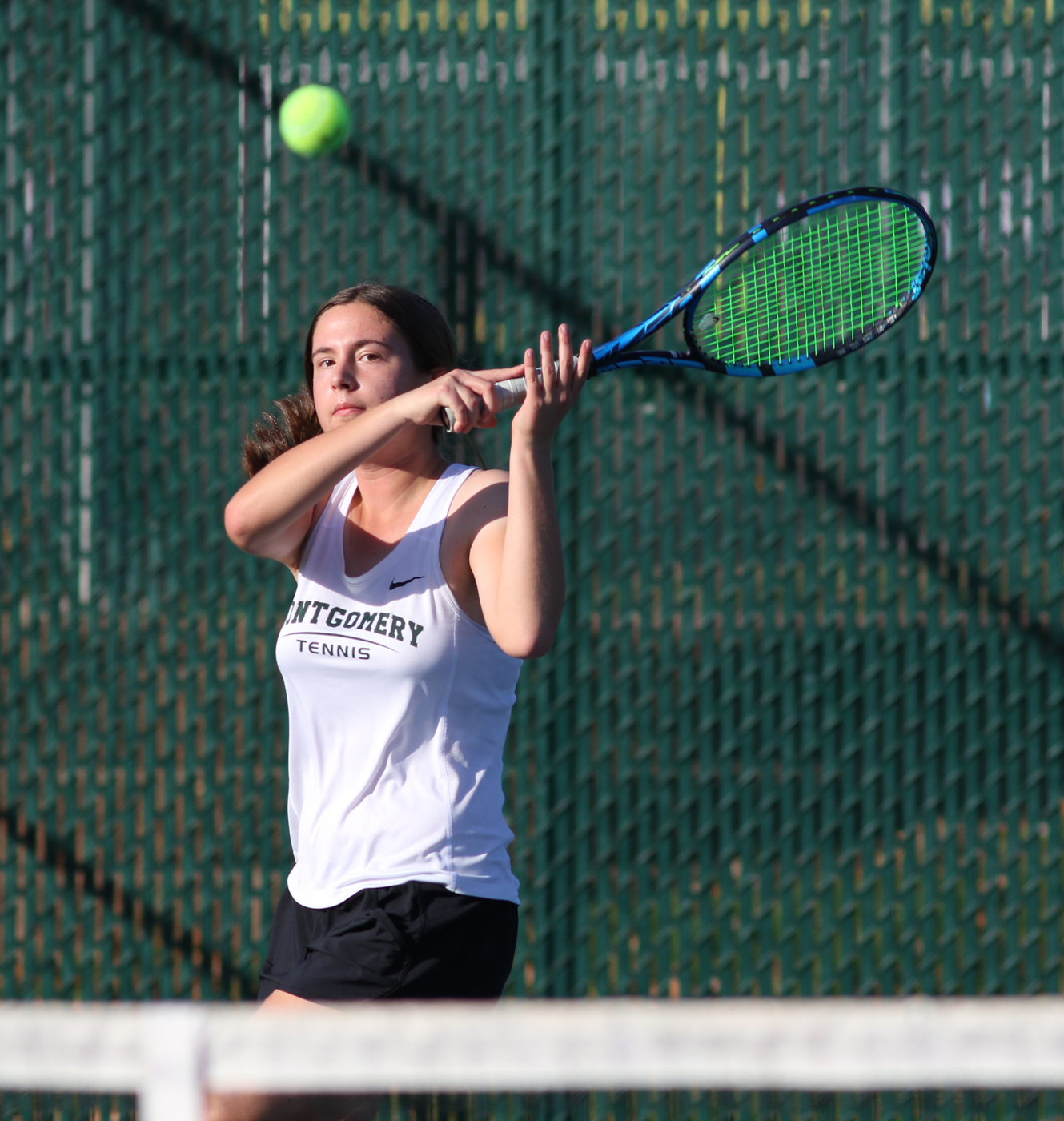 High school girls tennis final Hunterdon Central at Montgomery, Central ...