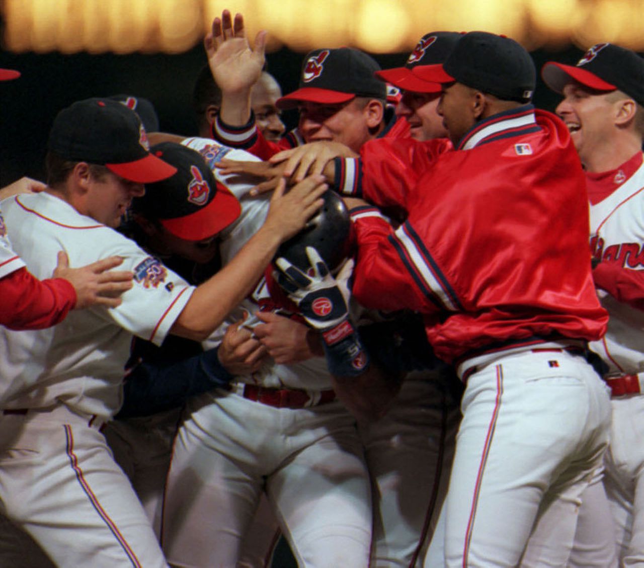1995 World Series Cleveland Indians VS Atlanta Braves MLB RAP Tee