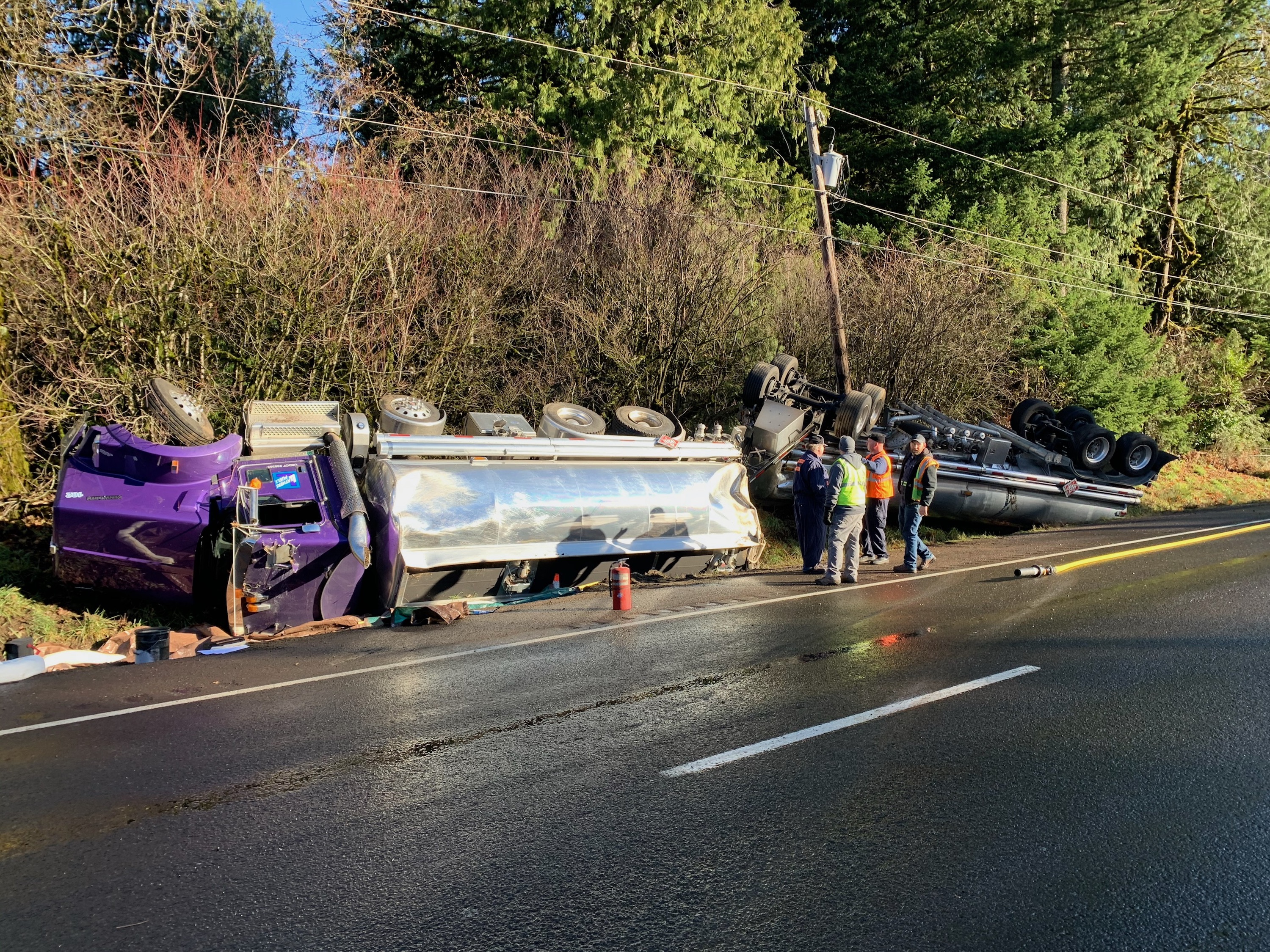 tank truck rollover