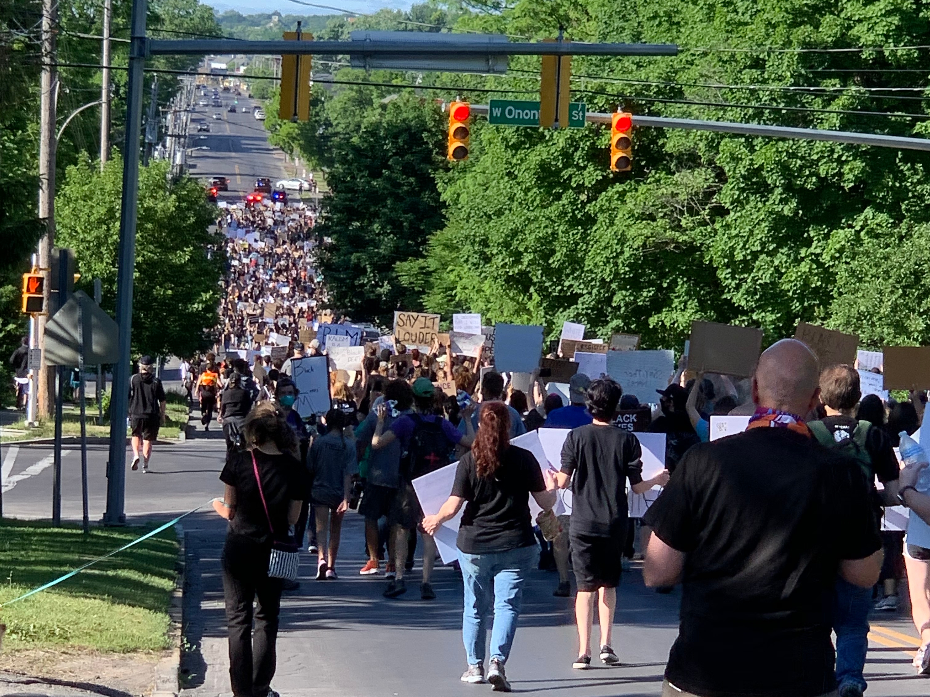 More than 1,000 people march in Black Lives Matter rally - syracuse.com