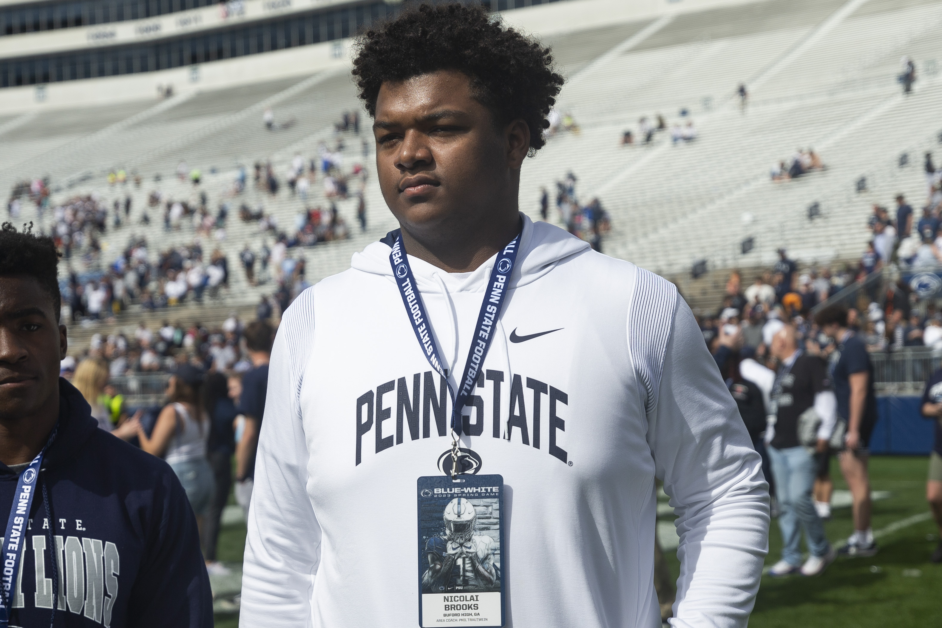 Penn State recruits on hand for Blue-White Game, 2023 - pennlive.com