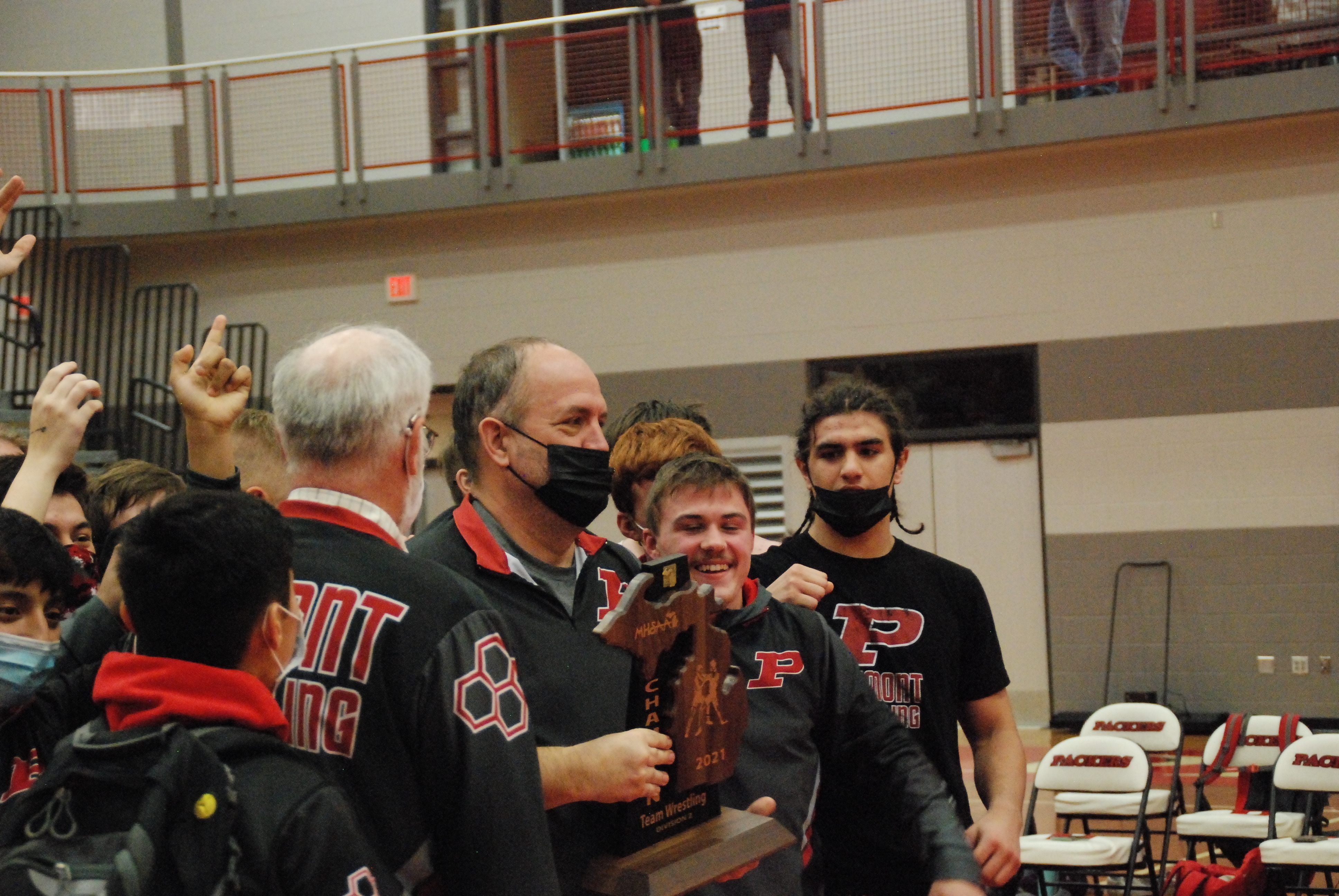 Craig Middle School wrestling pins down district title