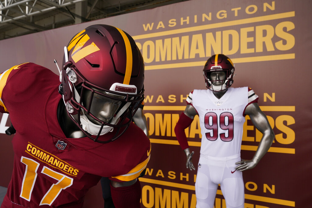 Washington Football Team announces new name; Commanders gear now available  