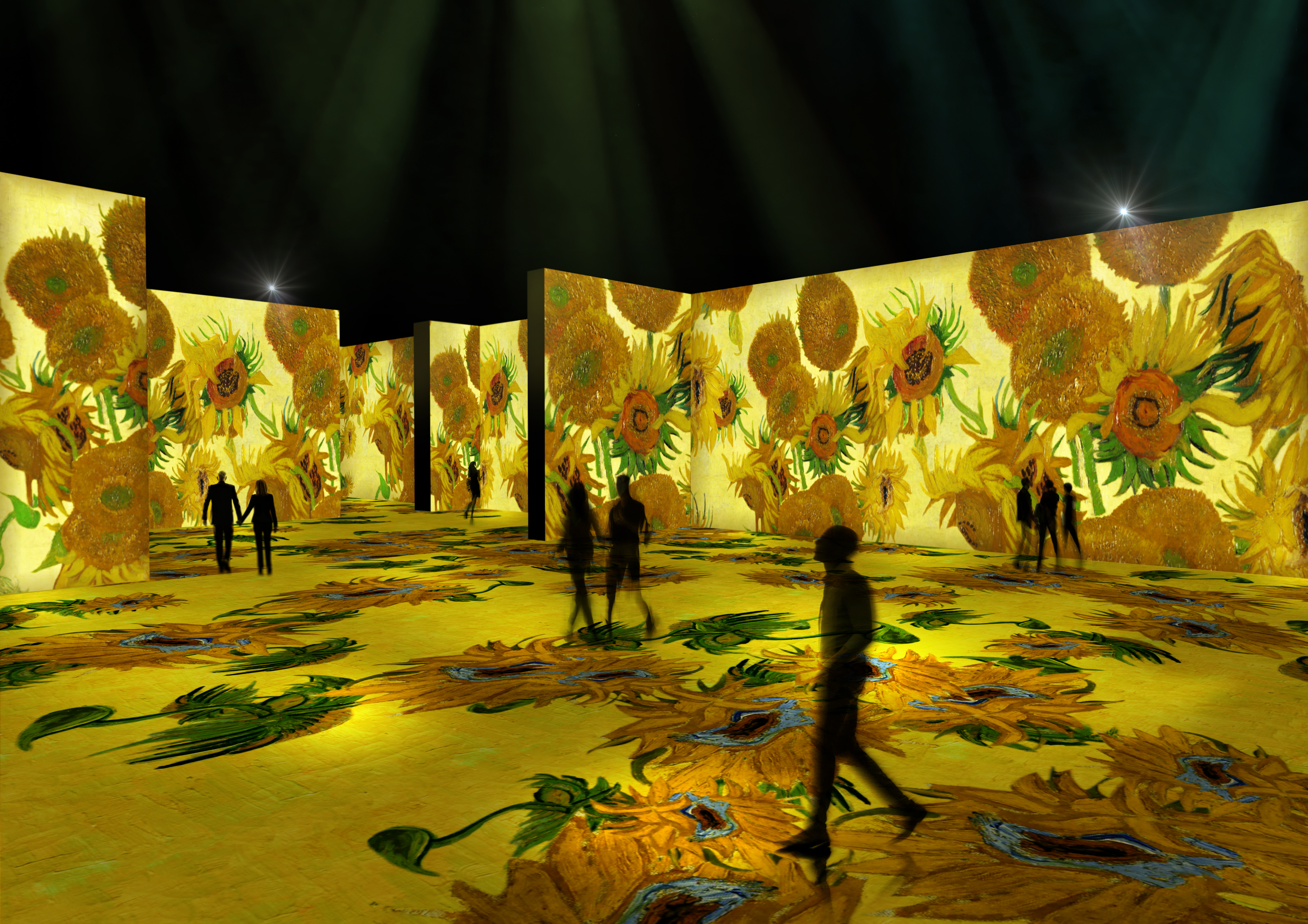 Van Gogh floor-to-ceiling multi-sensory experience a short road
