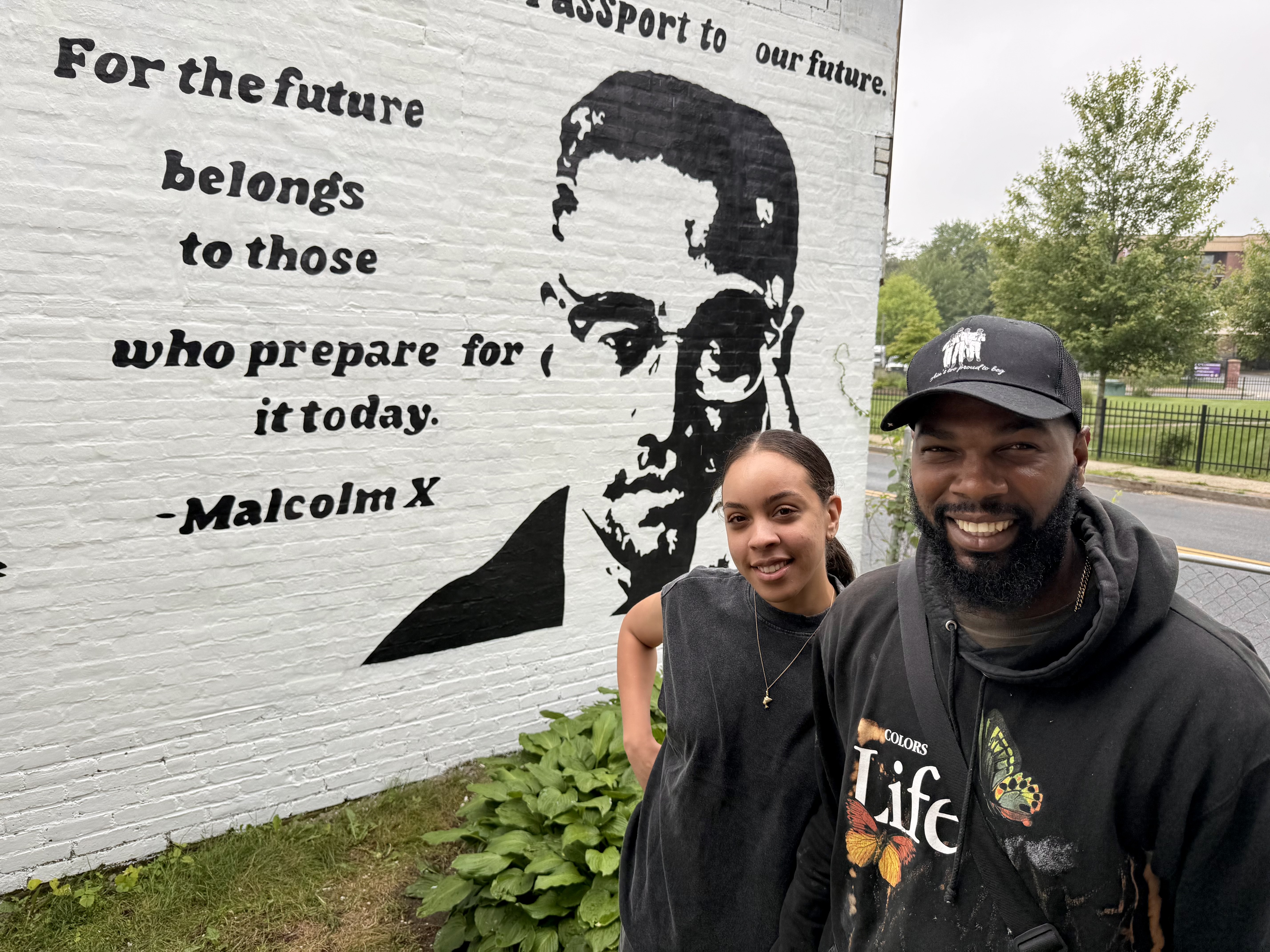 Mural pays tribute to Malcolm X and his Springfield legacy