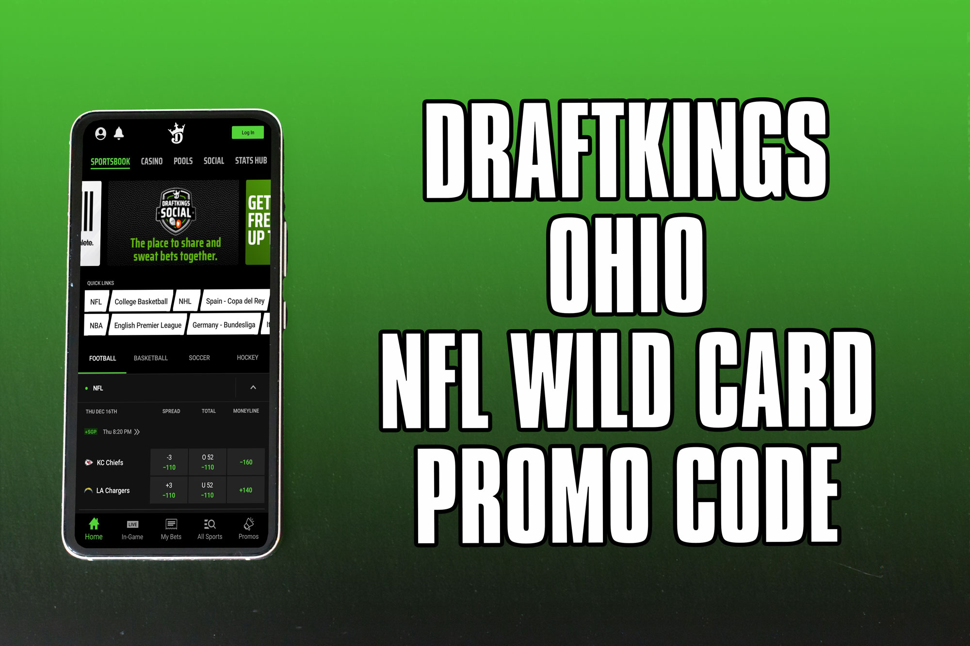 DraftKings Bet $5, Get $200 on NFL Super Wild Card Weekend