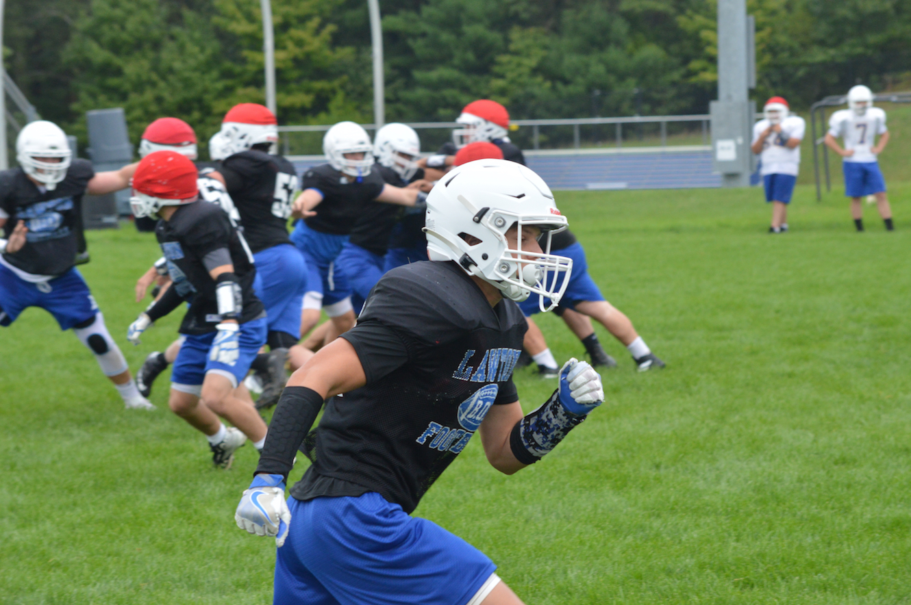 Lawton football holds first practice after 2020 season restart