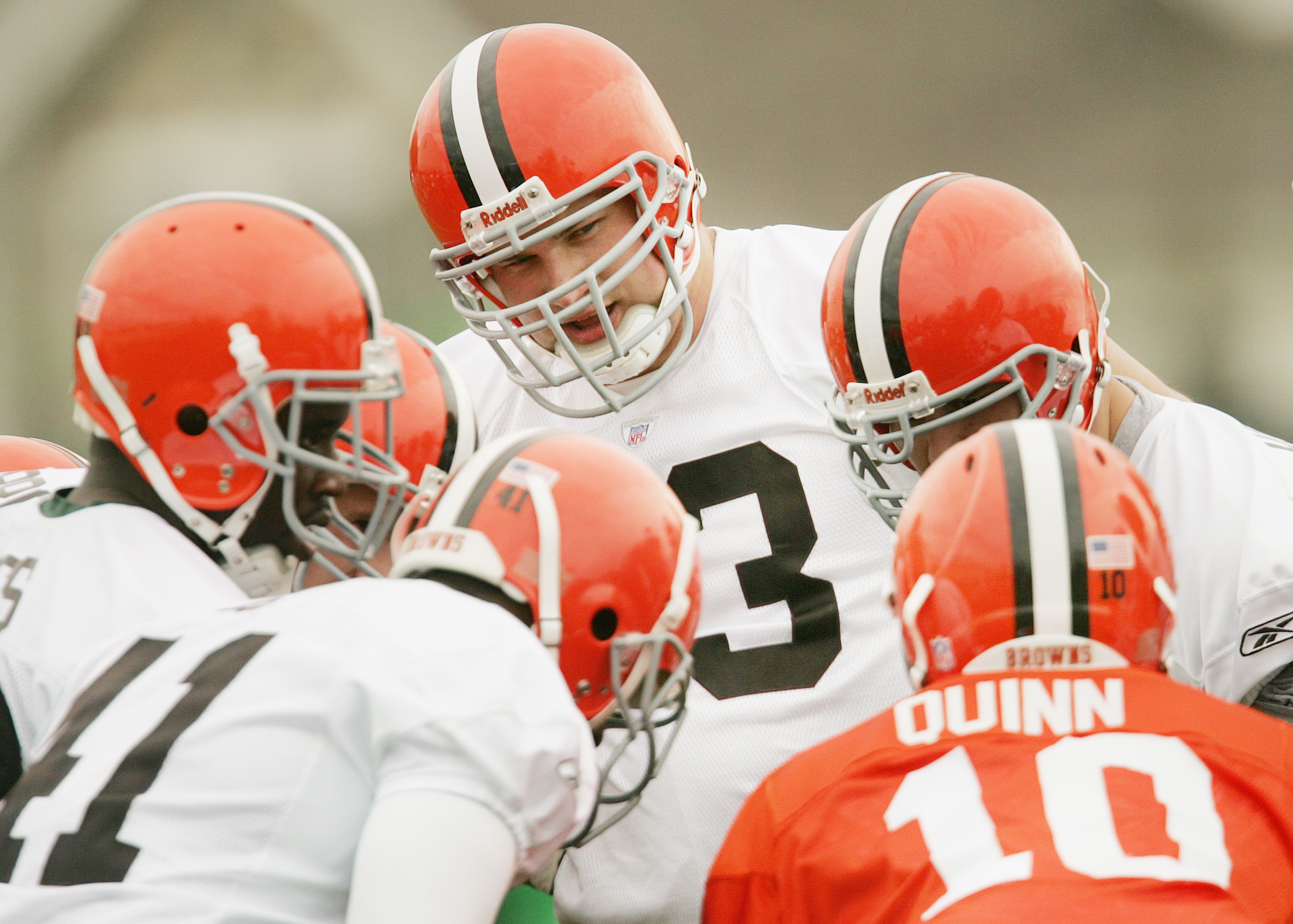 25 October 2009: Cleveland Browns fans in the dawg pound during