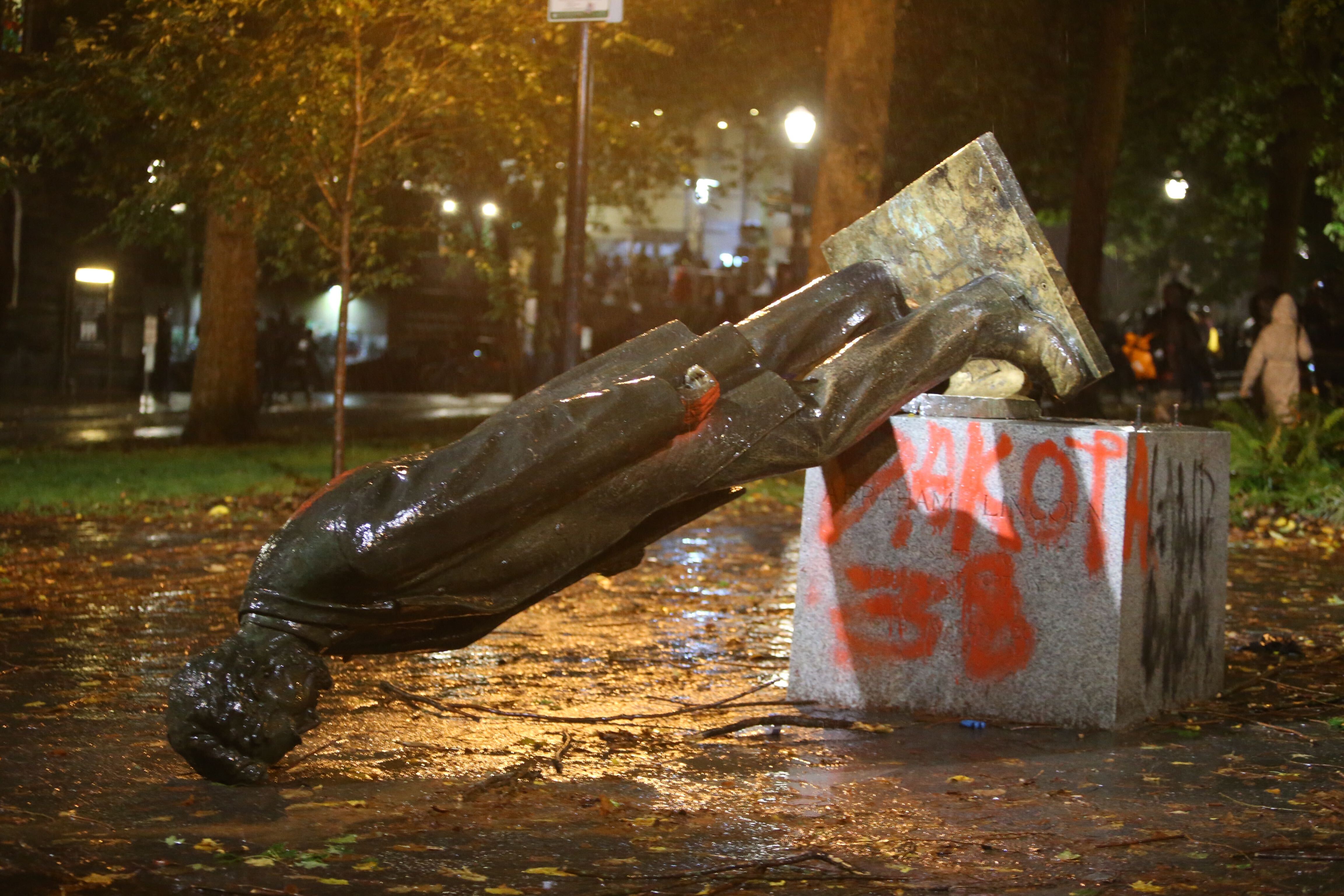 5 Portland statues pulled down during 2020 protests will be subjects of new talks