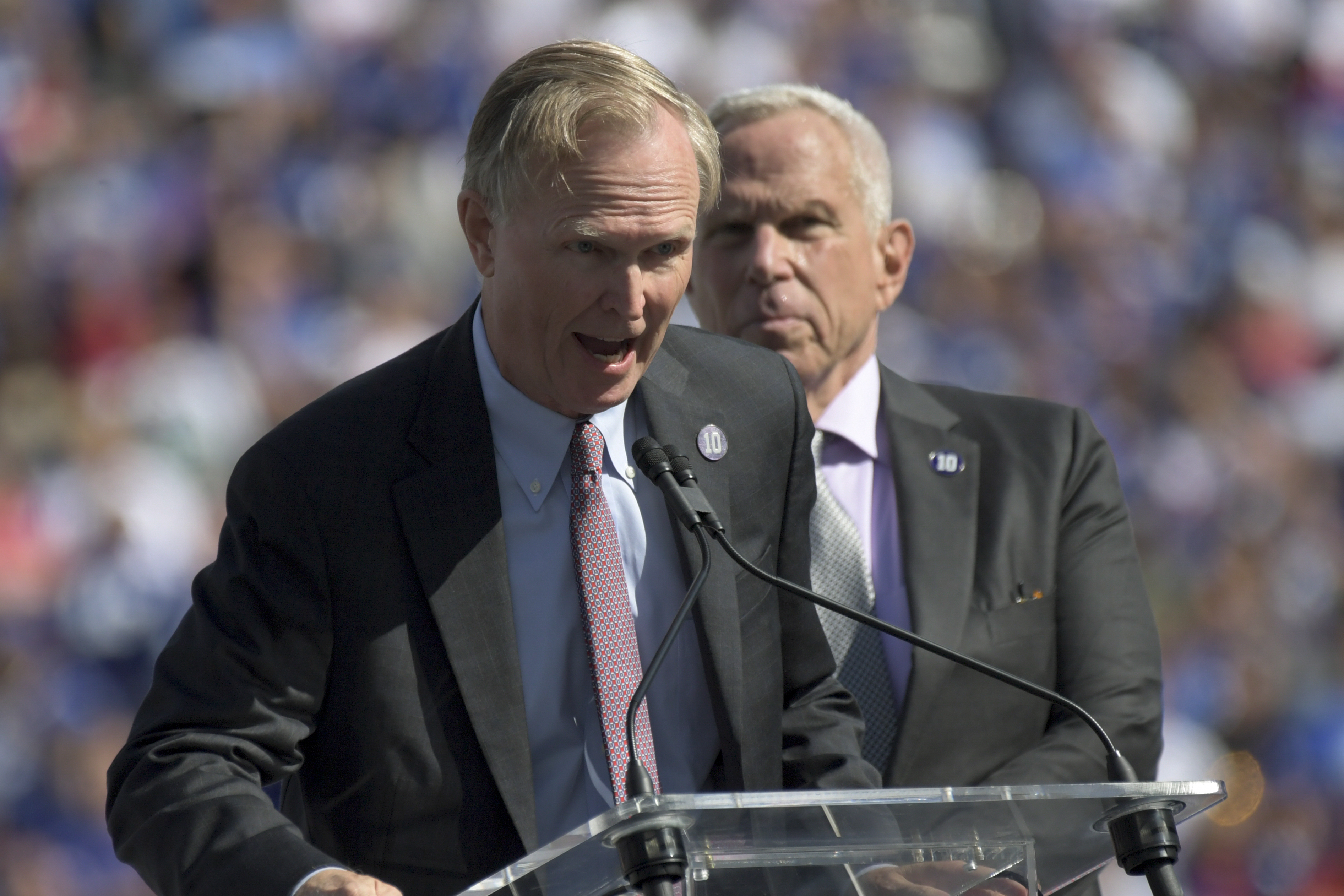 Giants fans boo John Mara during Eli Manning ceremony