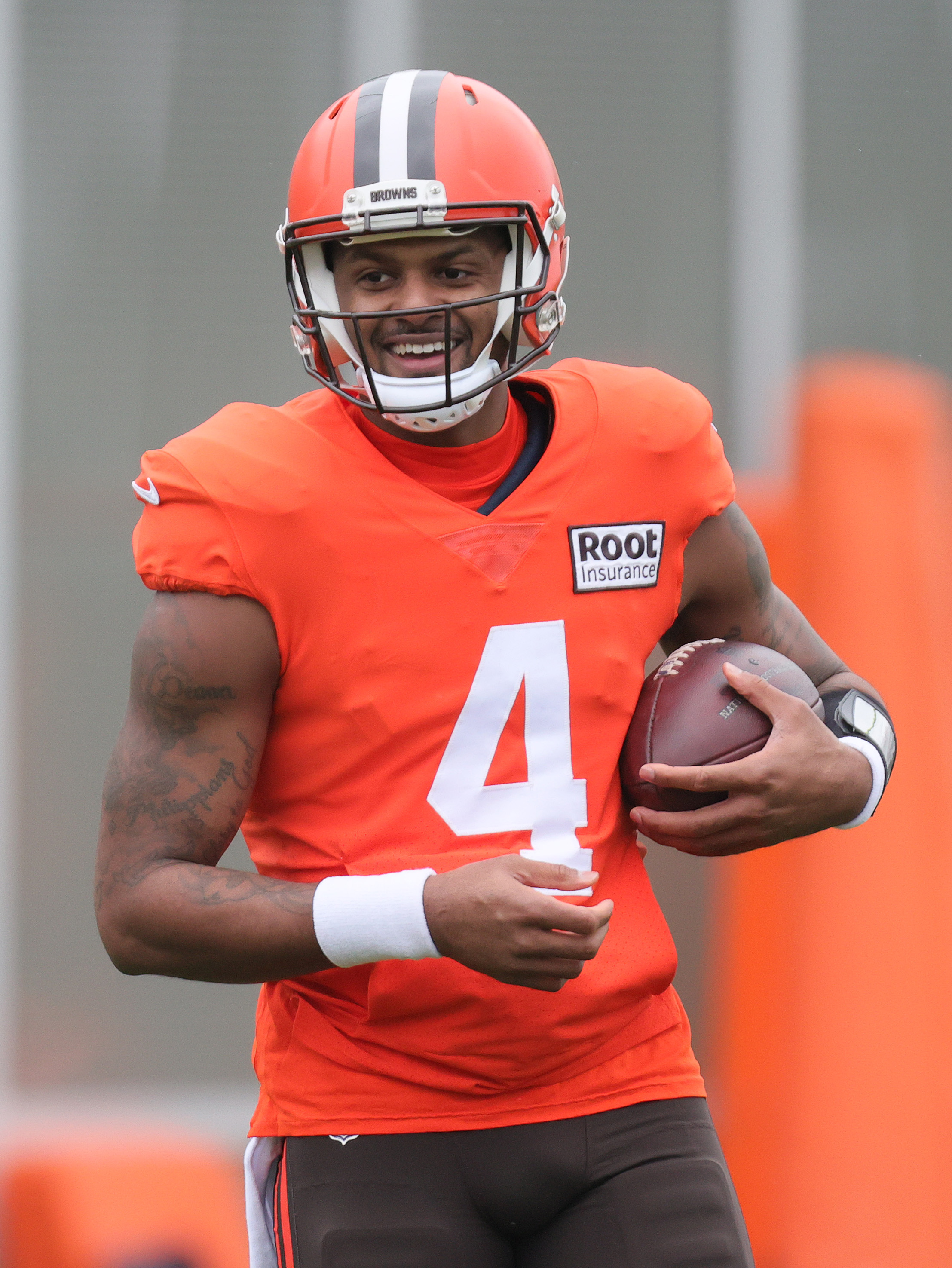 Deshaun Watson preaches patience in early stages with Browns Ohio & Great  Lakes News - Bally Sports