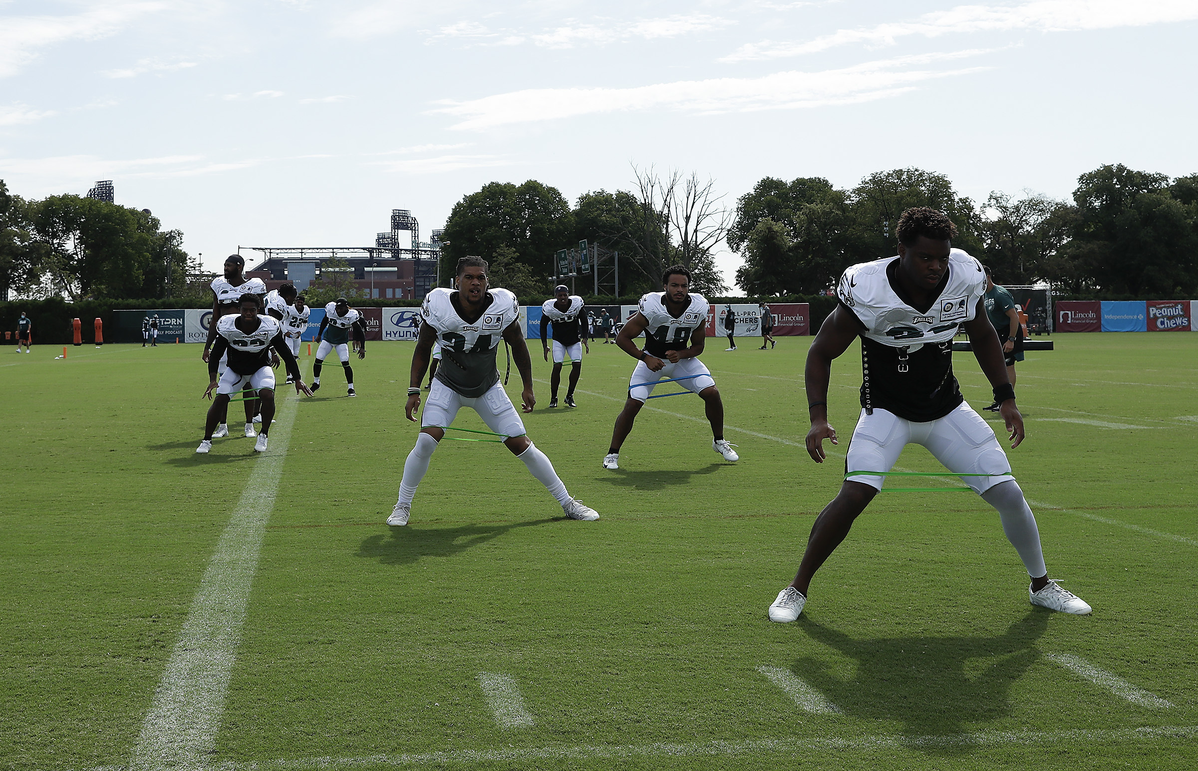 Eagles to release three offensive linemen ahead of 53-man roster deadline