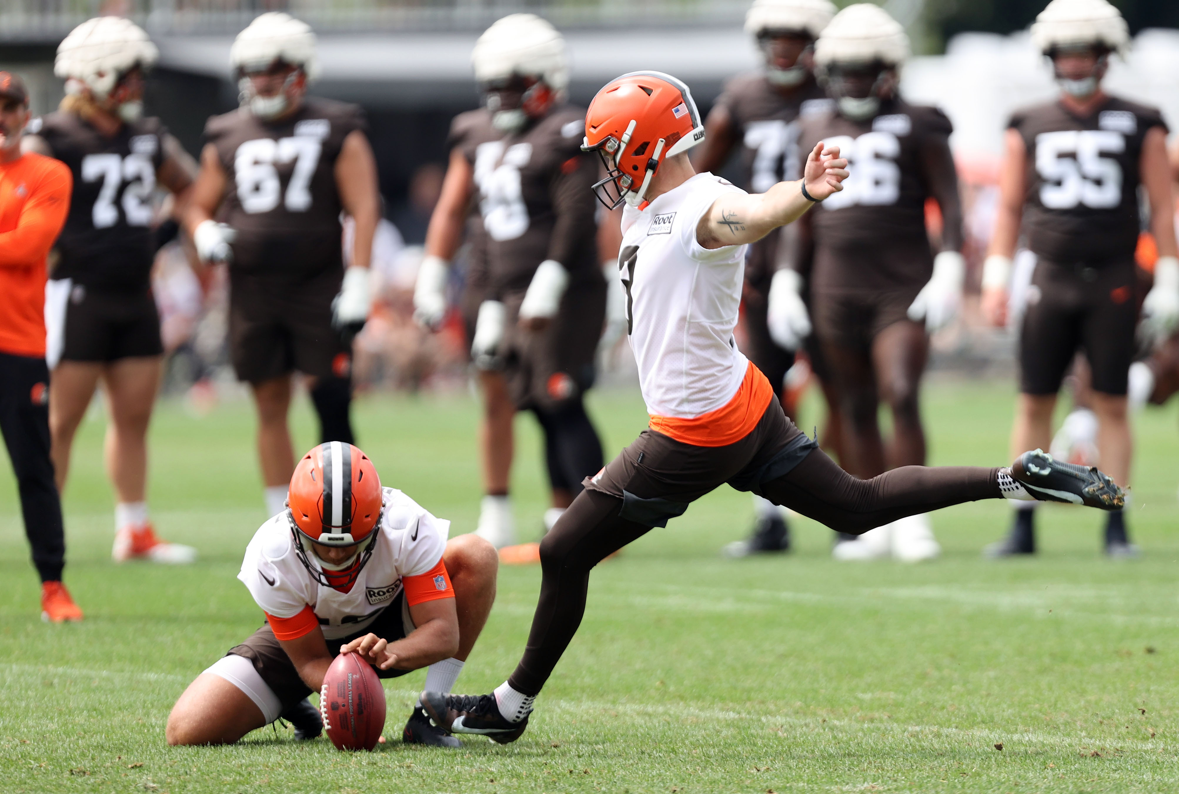 Cleveland Browns kicker Cade York, August 16, 2022 