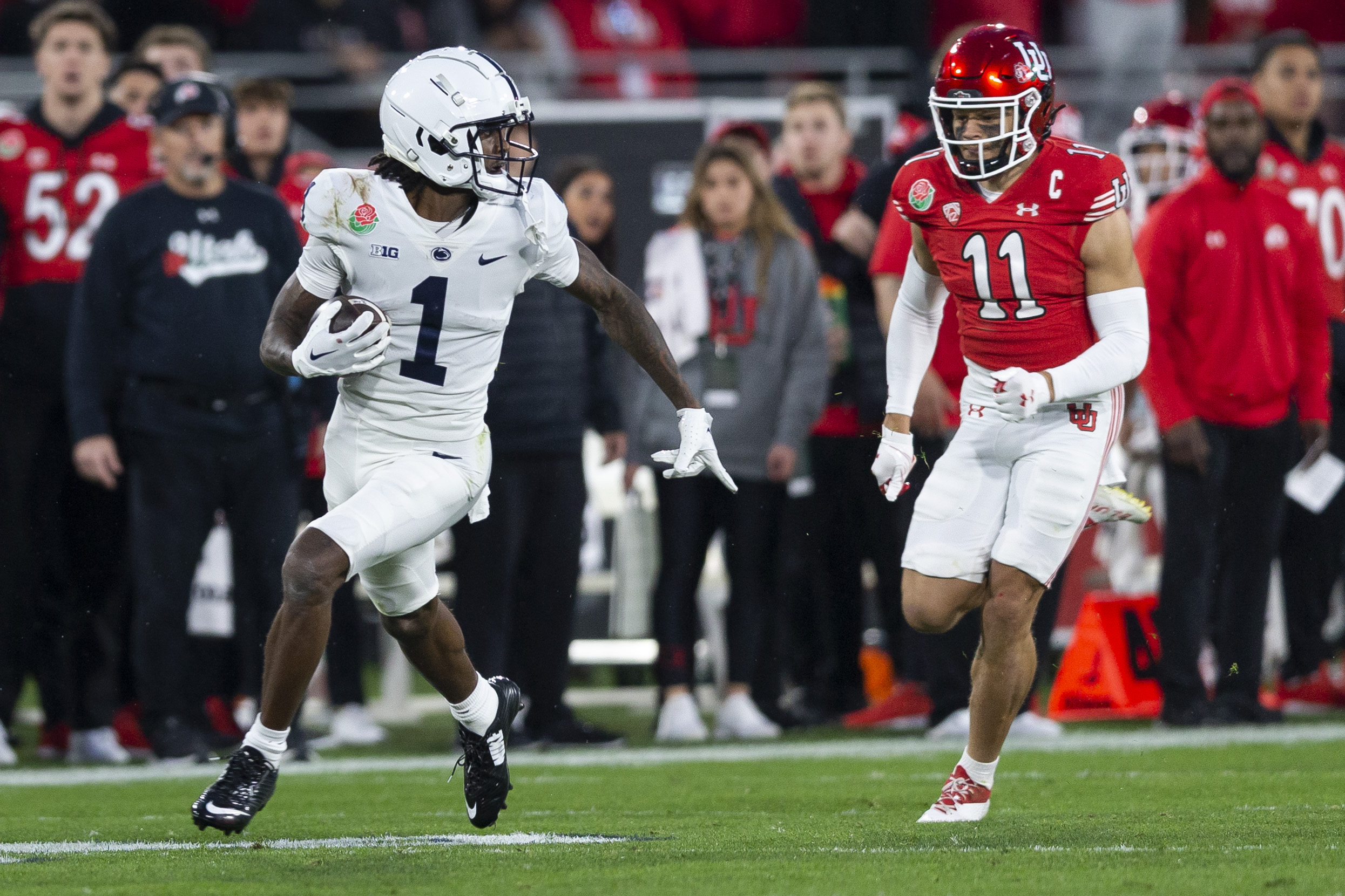 Penn State honors Franco Harris during 2023 Rose Bowl Game arrival - On3