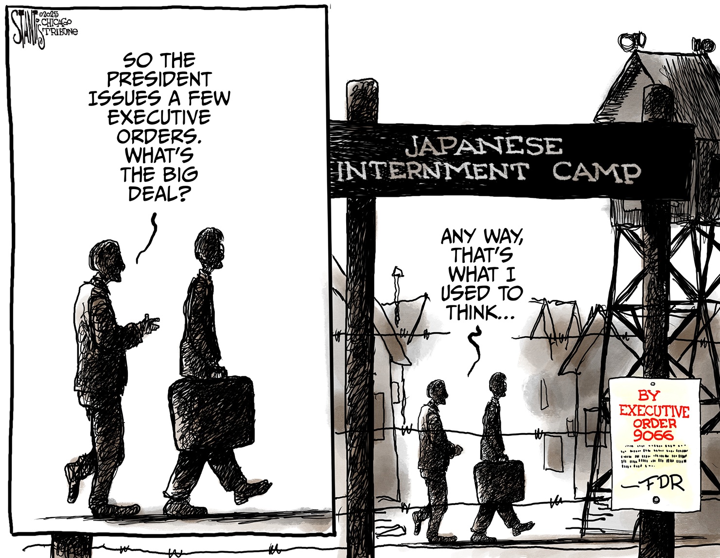 Stantis Editorial cartoons for March 16, 2025 - cleveland.com