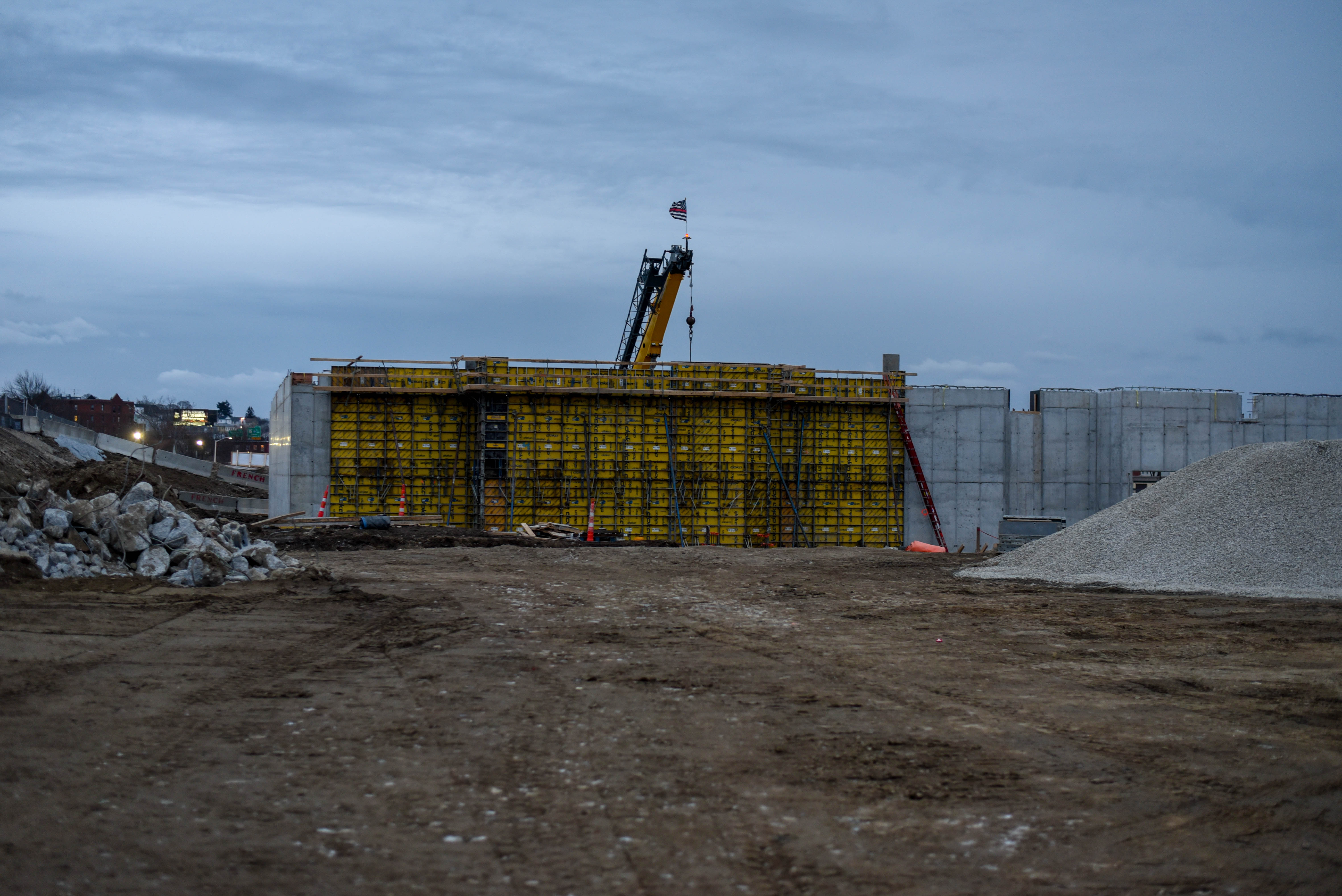 Worcester ballpark construction halted