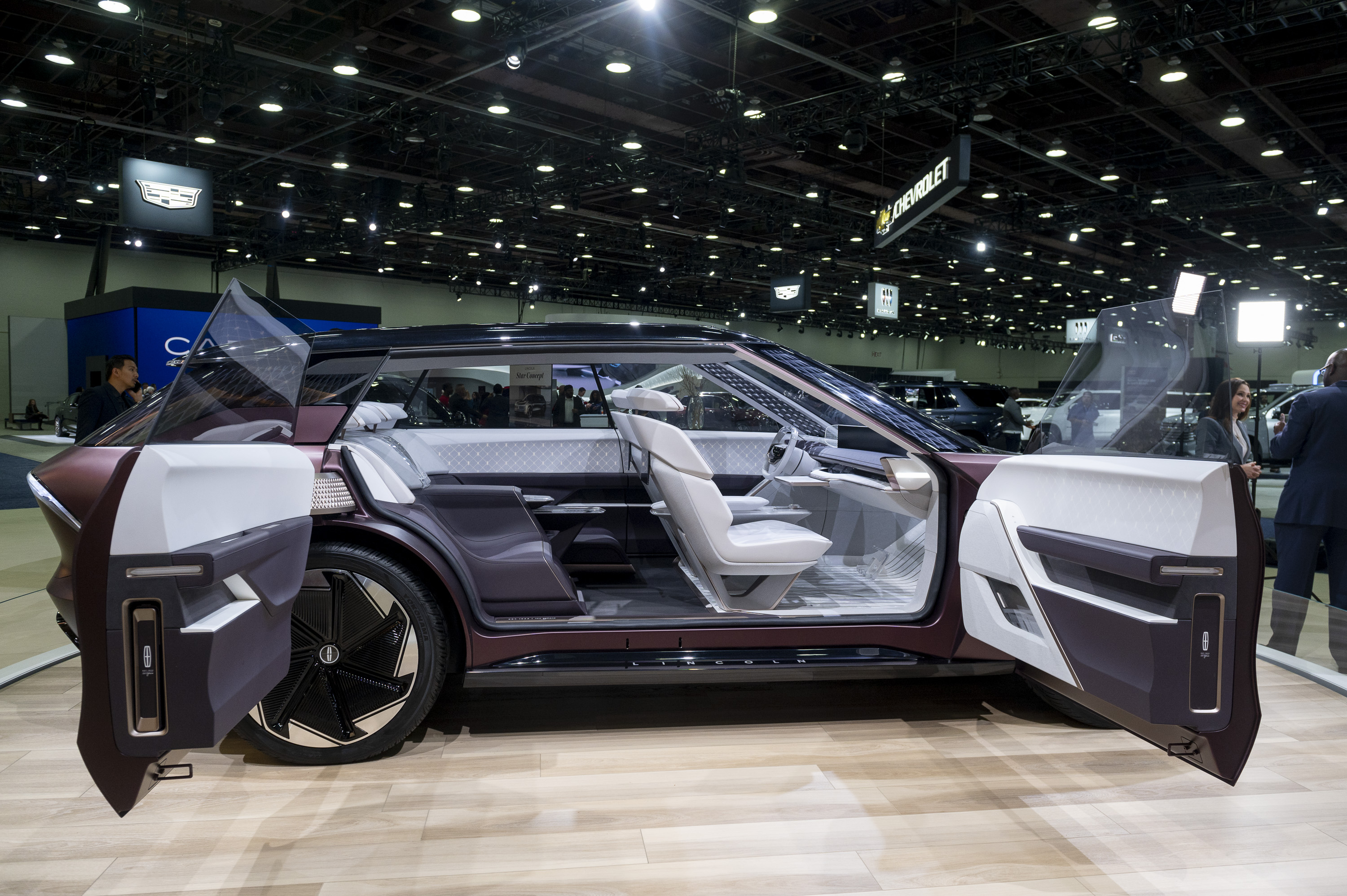 The Lincoln Star concept on display as the 2022 North American International Auto Show begins with media preview day at Huntington Place in Detroit on Wednesday, Sept. 14 2022.
