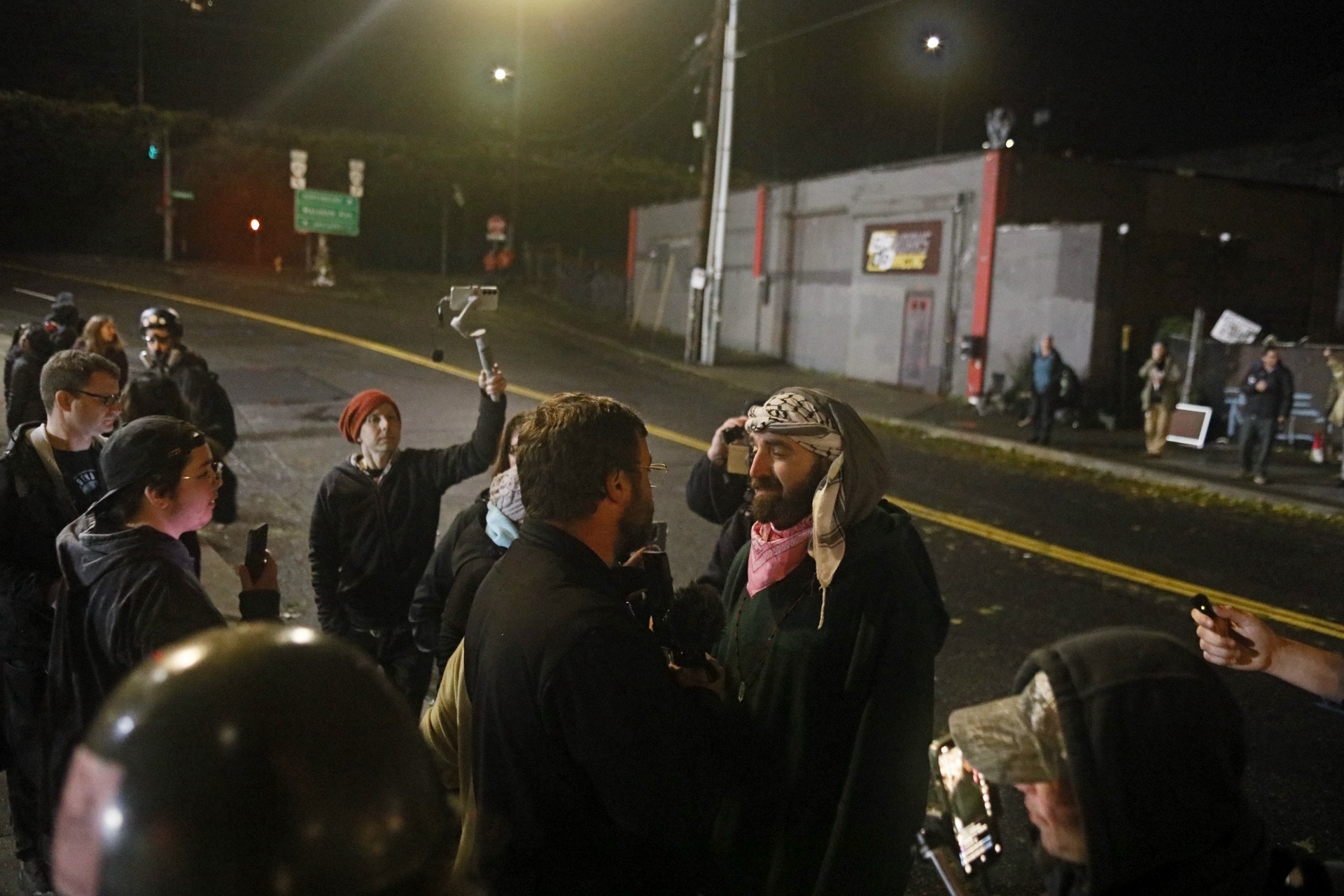Oregon Ice Riot Streamers at ICE protests - oregonlive.com
