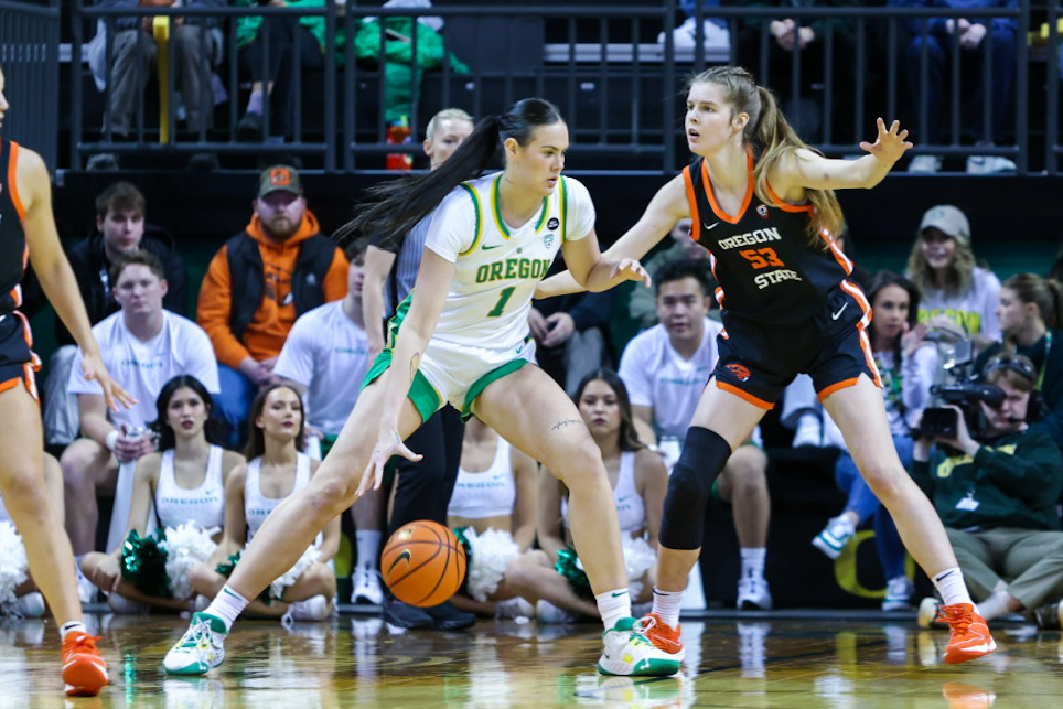 Oregon Ducks Vs No 18 Oregon State Beavers Women S Basketball Feb 4   ZM5ZYVMPSZABBNUD5RFXQ63OWY 