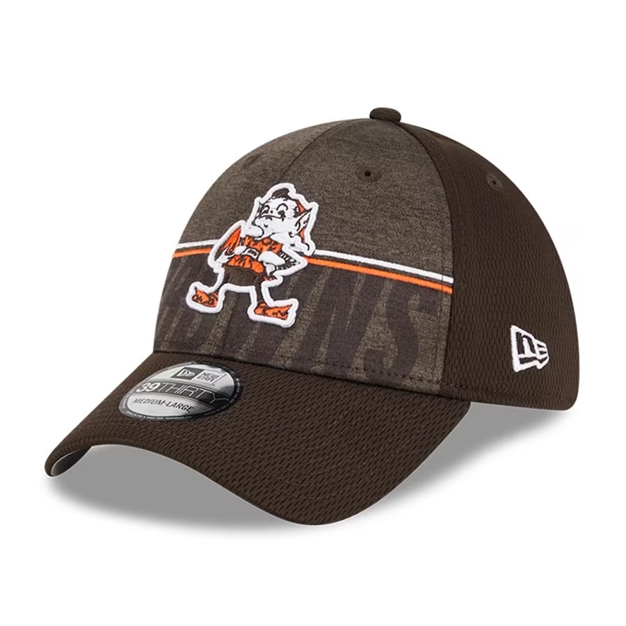 : New Era Men's Camo Cleveland Browns 2022 NFL Training Camp  Official 39THIRTY Flex Hat : Sports & Outdoors