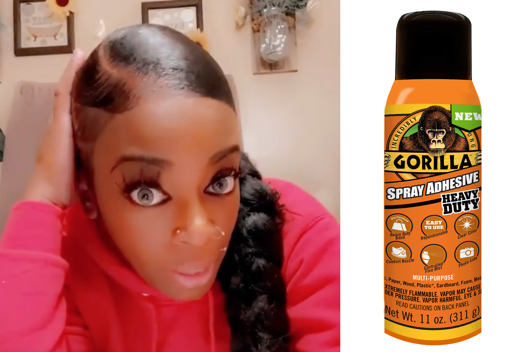 Gorilla Glue Girl' considers lawsuit after spraying hair with adhesive  (reports) 