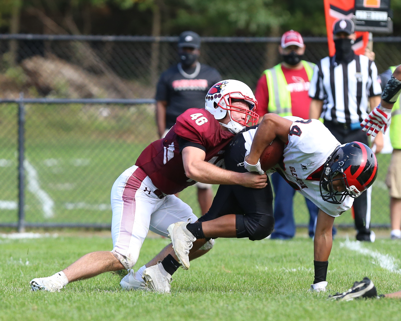 Football Pompton Lakes defeats Glen Rock 147