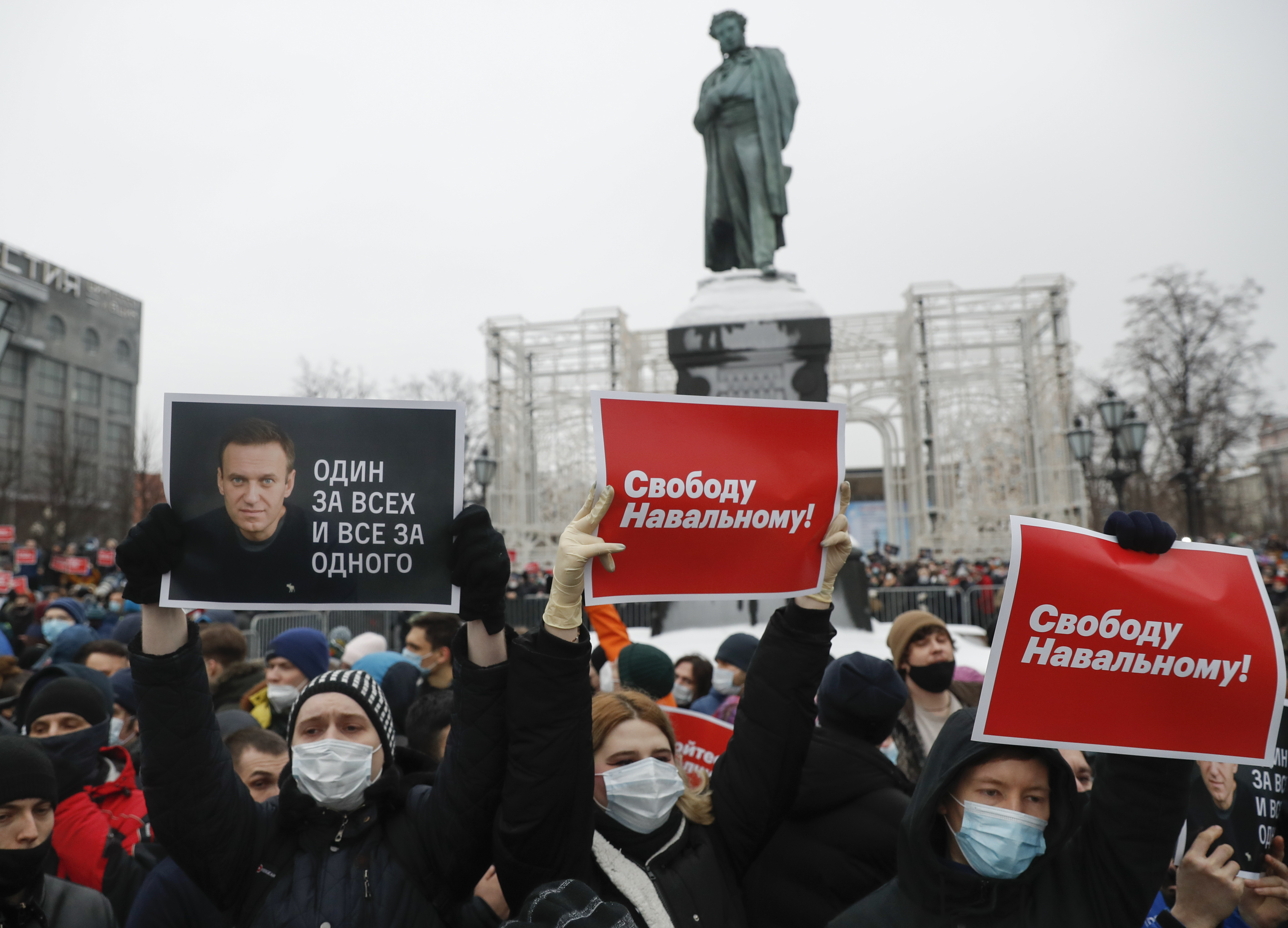 Митинг против навального