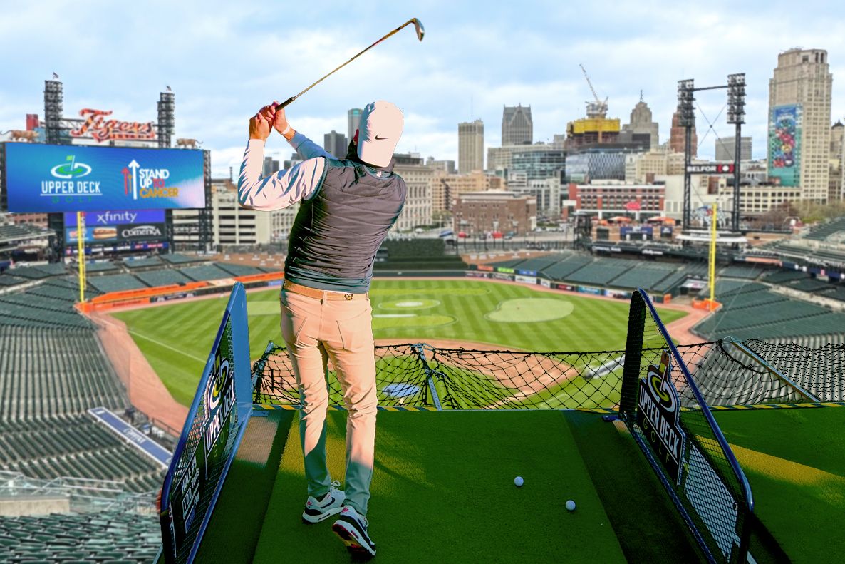 Comerica Park construction 'rounding third, headed home