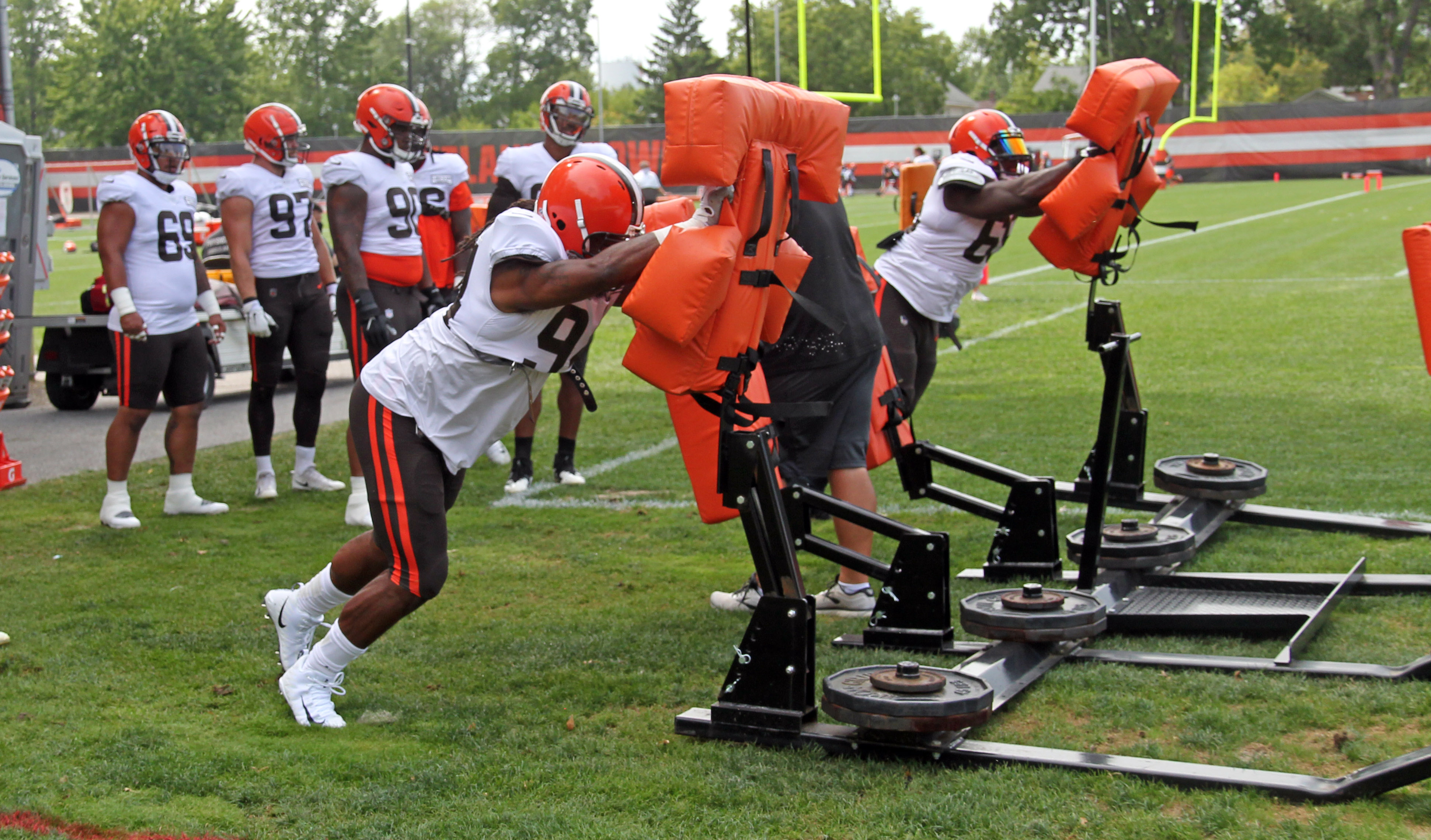 Cleveland Browns training camp, September 1, 2020