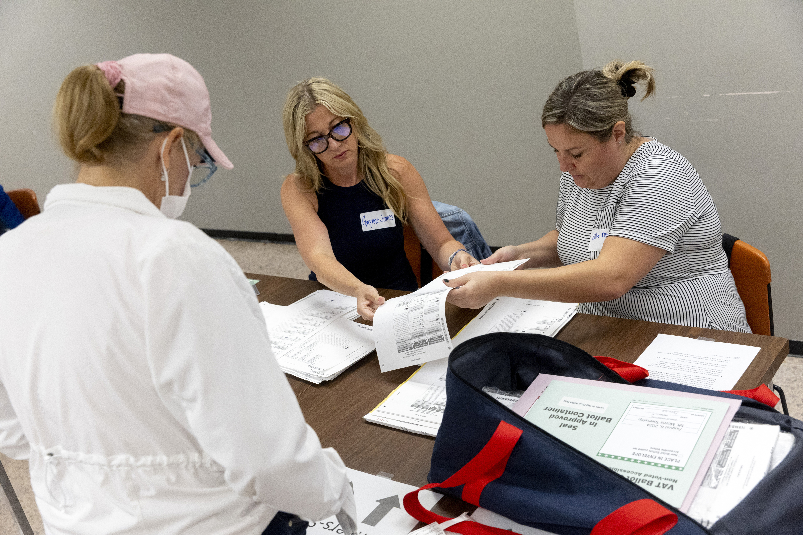 Election workers recount votes for two Genesee County ballots - mlive.com